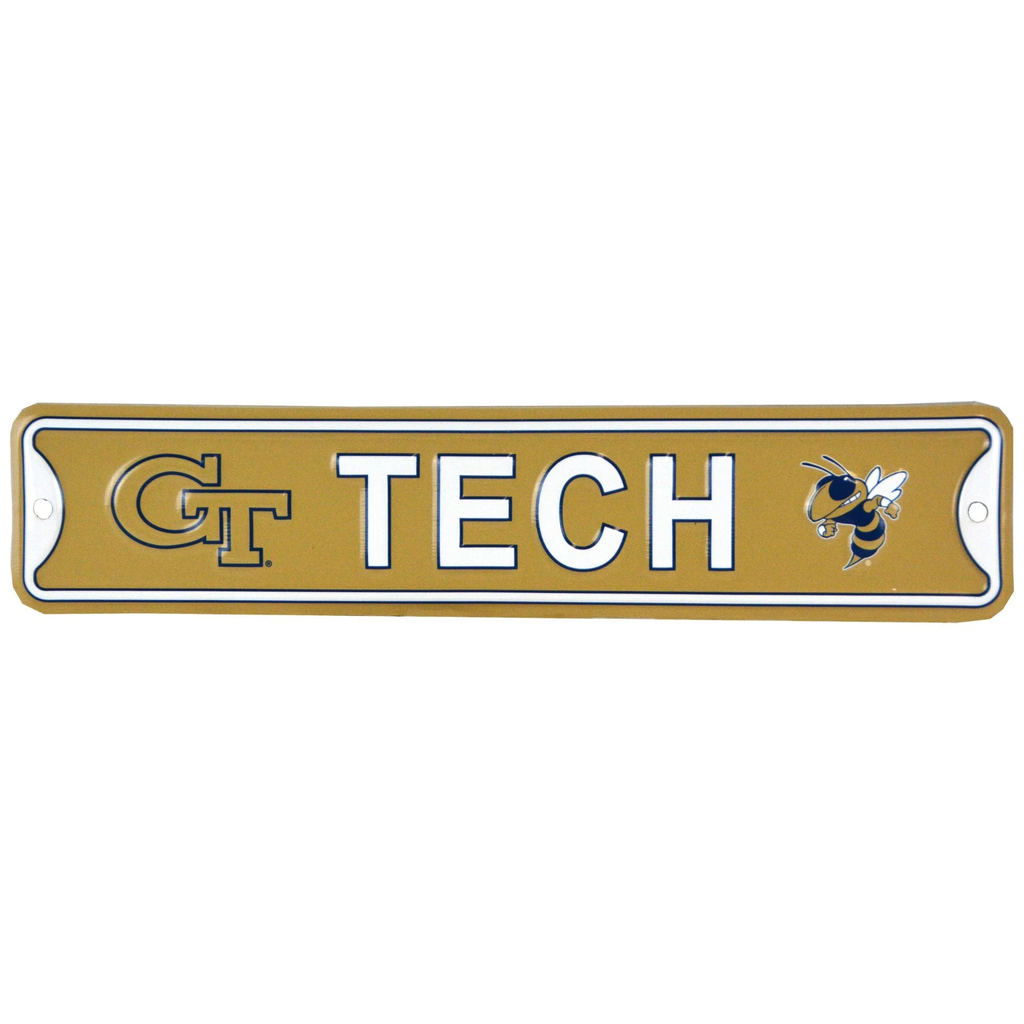 Georgia Tech - Steel Embossed NCAA Mini Street Sign
