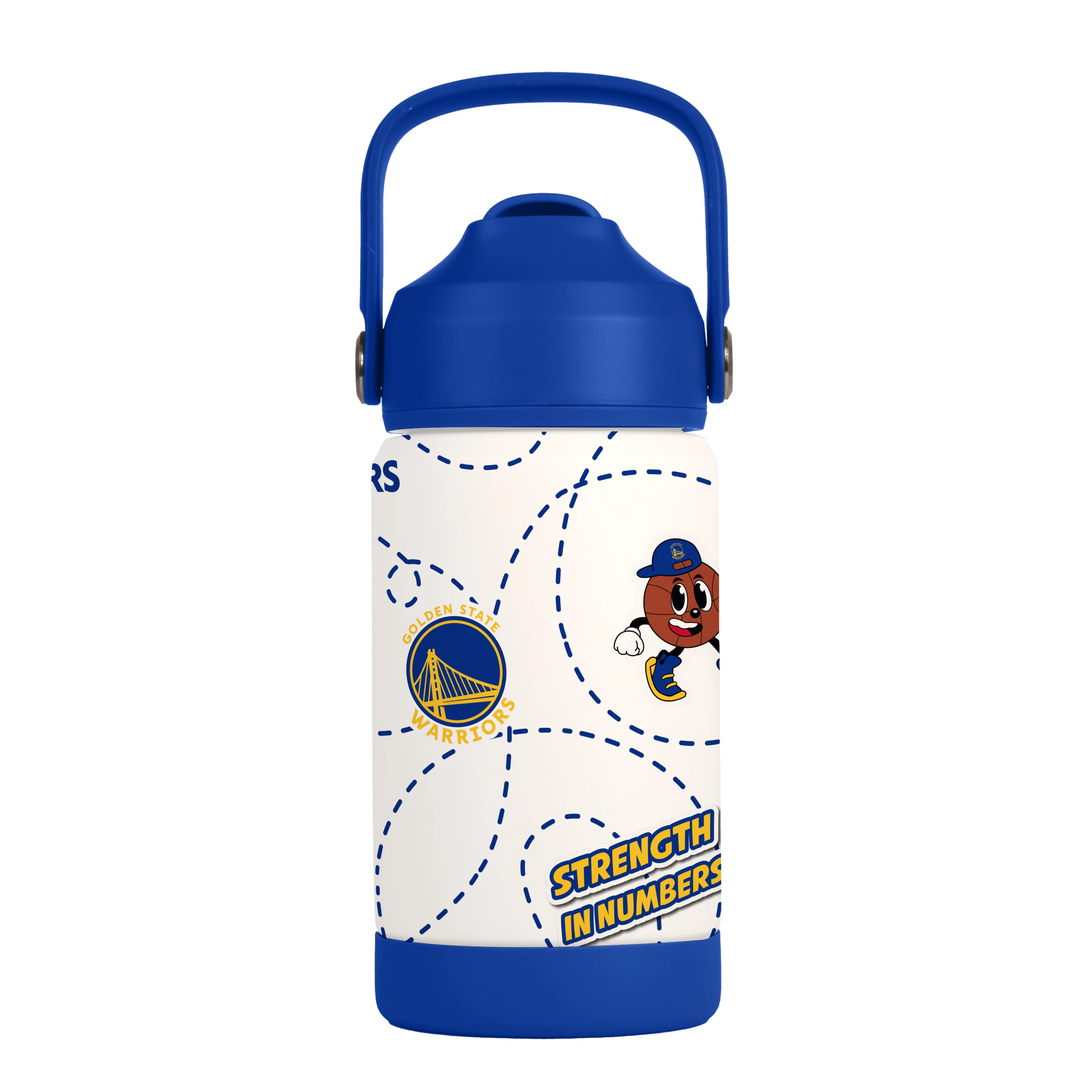 Golden State Warriors 12oz Mascot SS Kids Bottle - Image 3