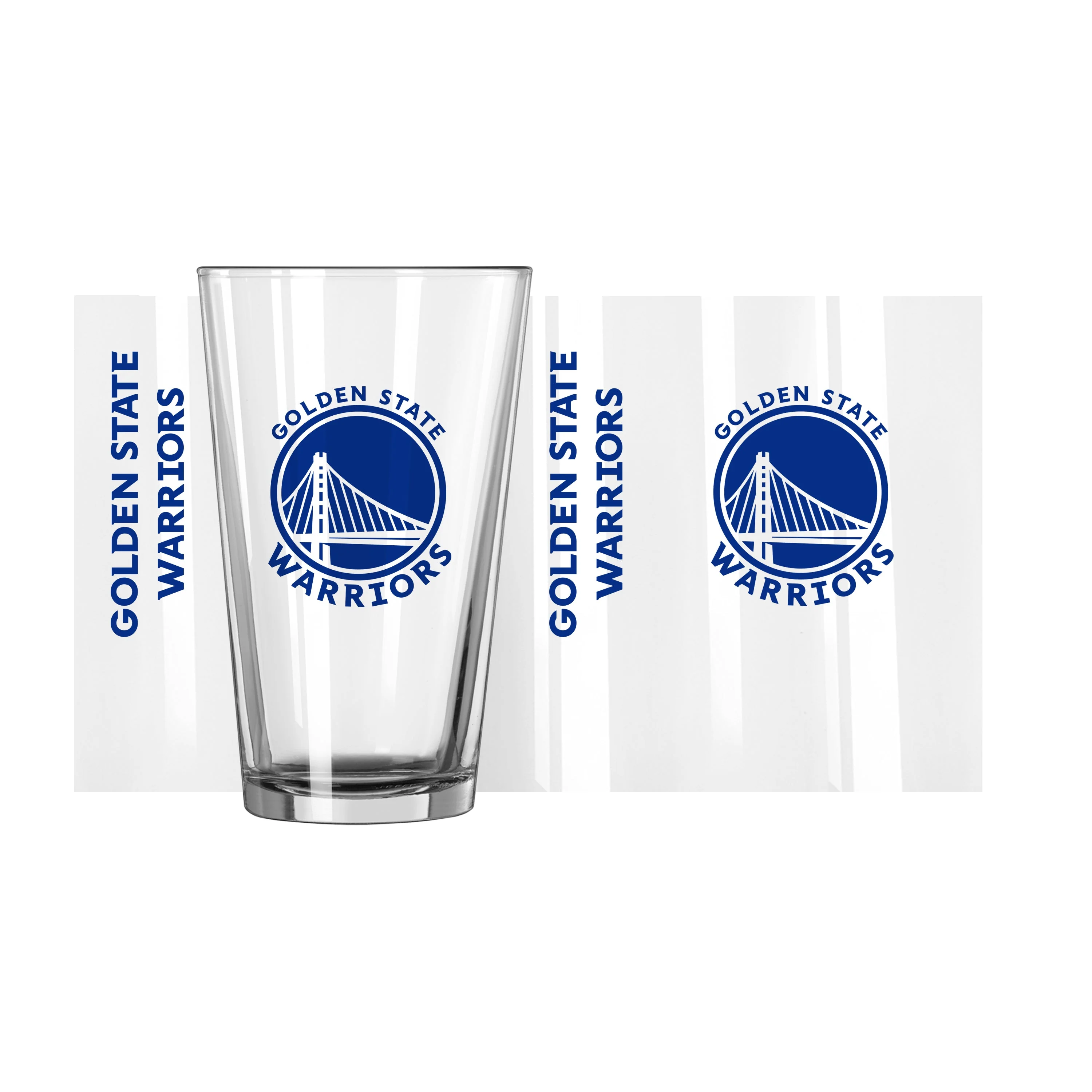 Golden State Warriors 16oz Gameday Pint Glass - Image 2