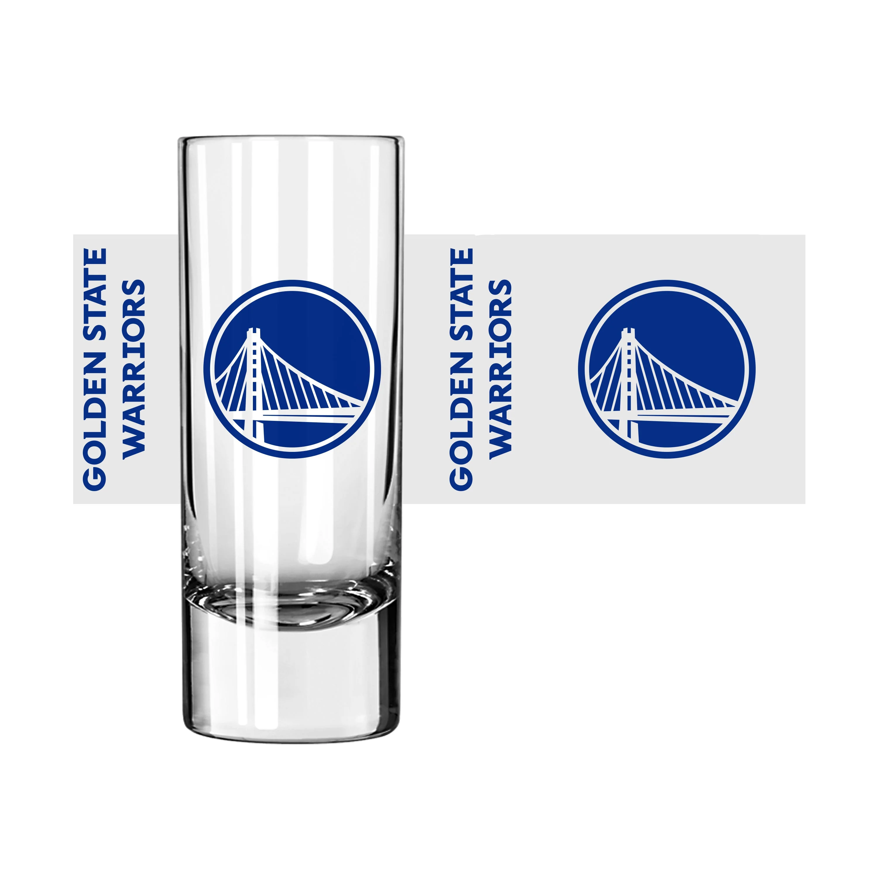 Golden State Warriors 2.5oz Gameday Shooter Glass - Image 2