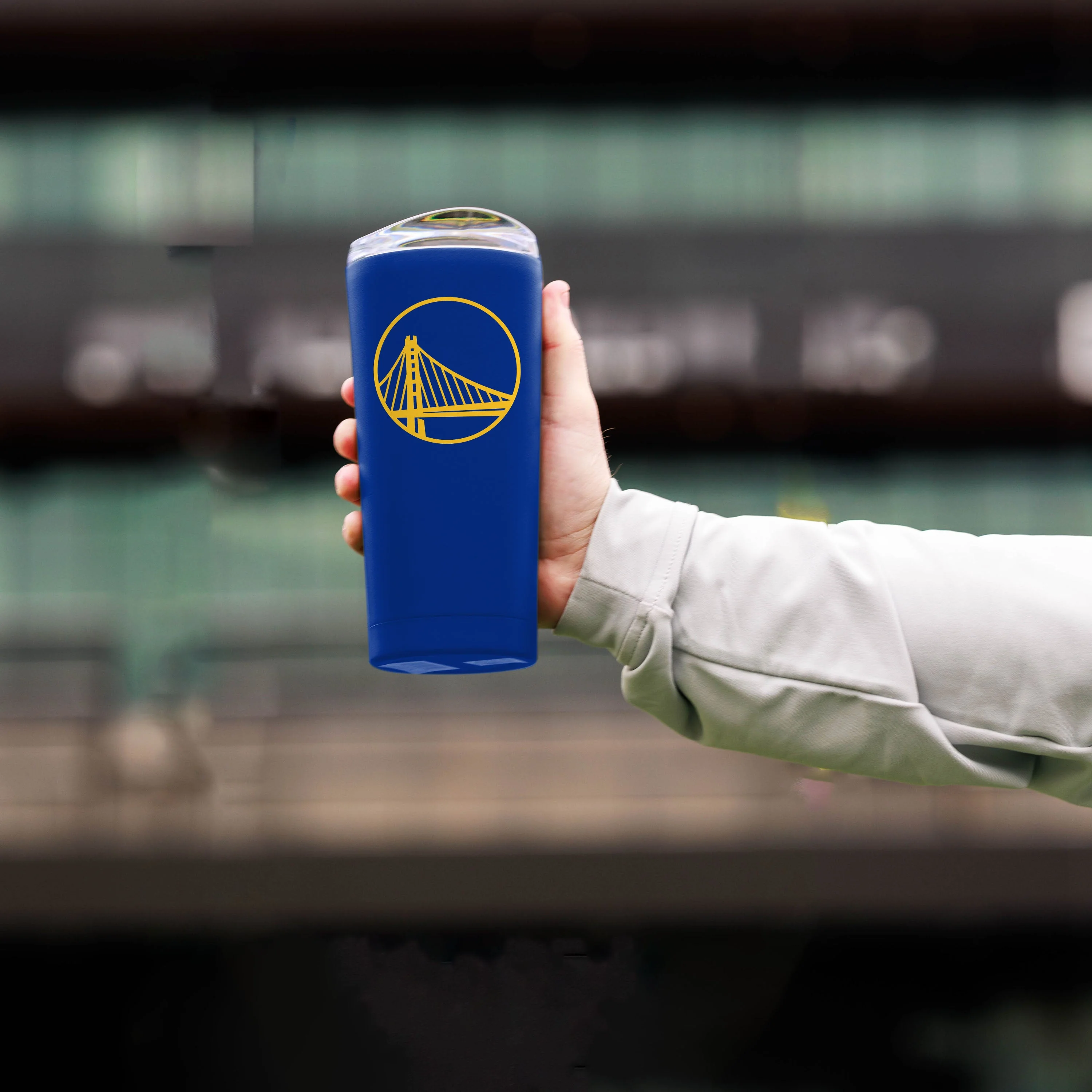 Golden State Warriors 20oz Flipside Powder Coat Tumbler - Image 3
