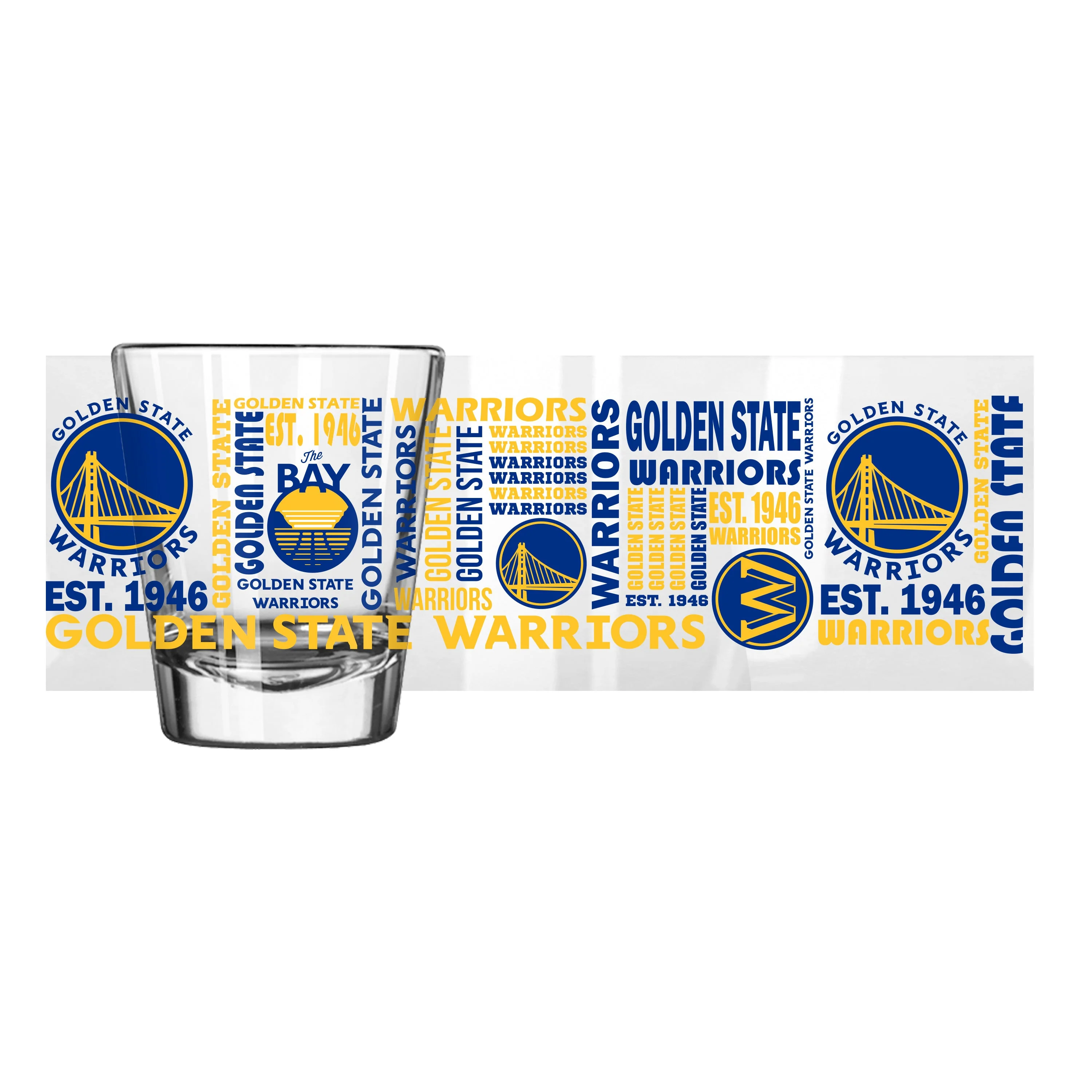 Golden State Warriors 2oz Spirit Shot Glass - Image 2