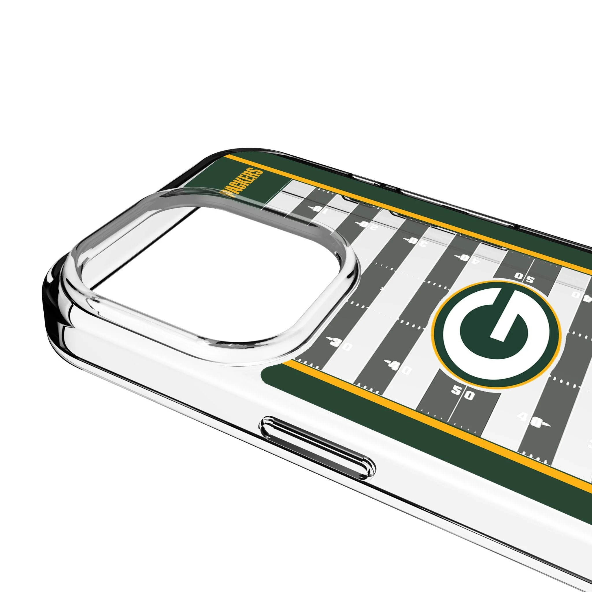 Green Bay Packers Field Clear Phone Case for Apple iPhone - Image 3
