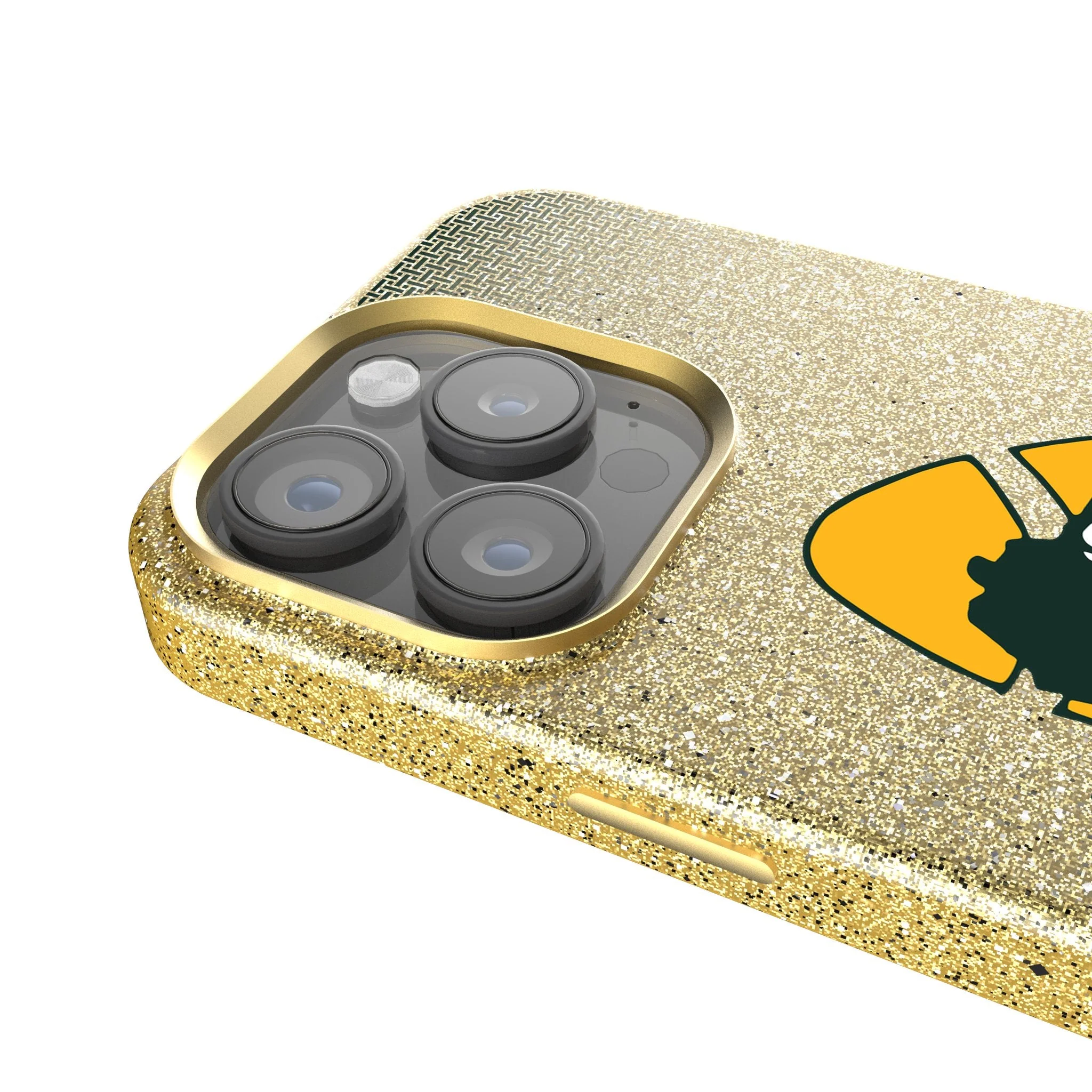 Green Bay Packers Historic Collection Linen Bling Phone Case for Apple iPhone - Image 4