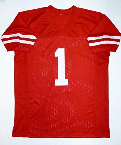 Greg Ward Autographed College Style Red Jersey- JSA Witnessed Authenticated - Image 4