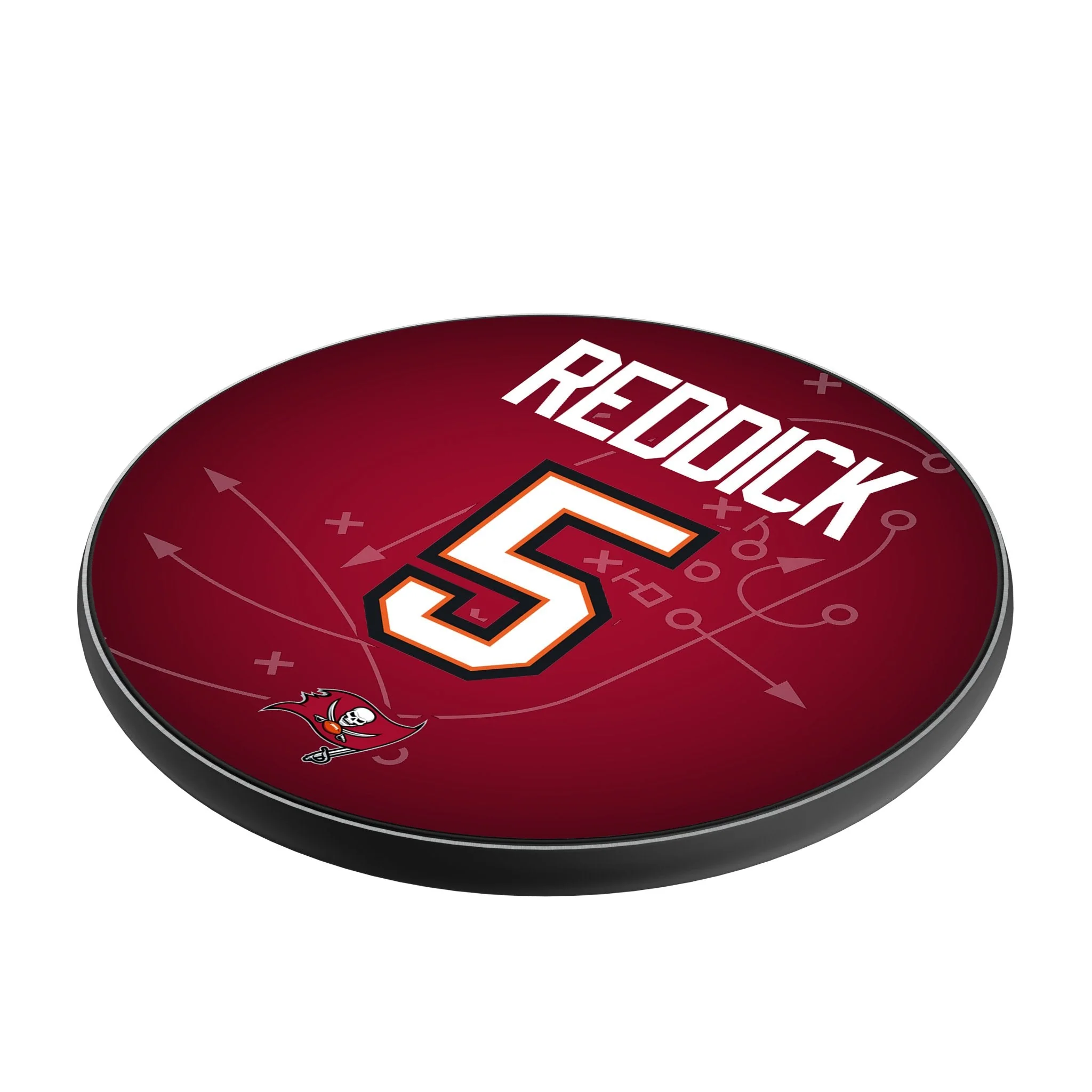 Haason Reddick Tampa Bay Buccaneers 5 Game Tactic 15-Watt Wireless Charger - Image 2