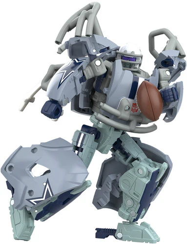 Hasbro Collectibles - NFL x Transformers - Dallas Cowboys - Starblitz Helmet Action Figure - Image 3