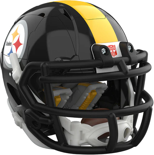 Hasbro Collectibles - NFL x Transformers - Pittsburgh Steelers - Steelsmash Helmet Action Figure - Image 2