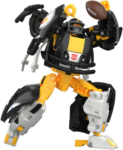 Hasbro Collectibles - NFL x Transformers - Pittsburgh Steelers - Steelsmash Helmet Action Figure - Image 3