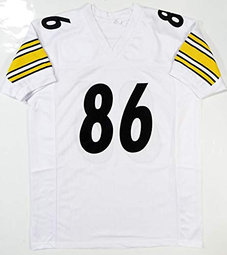 Hines Ward Autographed White Pro Style Jersey with SB MVP - Beckett Witnessed *6 - Image 2