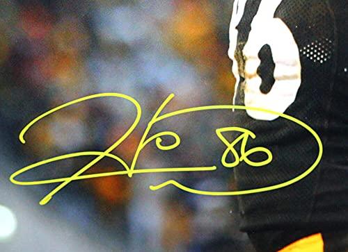 Hines Ward Signed Arms Up Celebrating Photo 16x20 HM Photo- Beckett W Yellow - Image 2