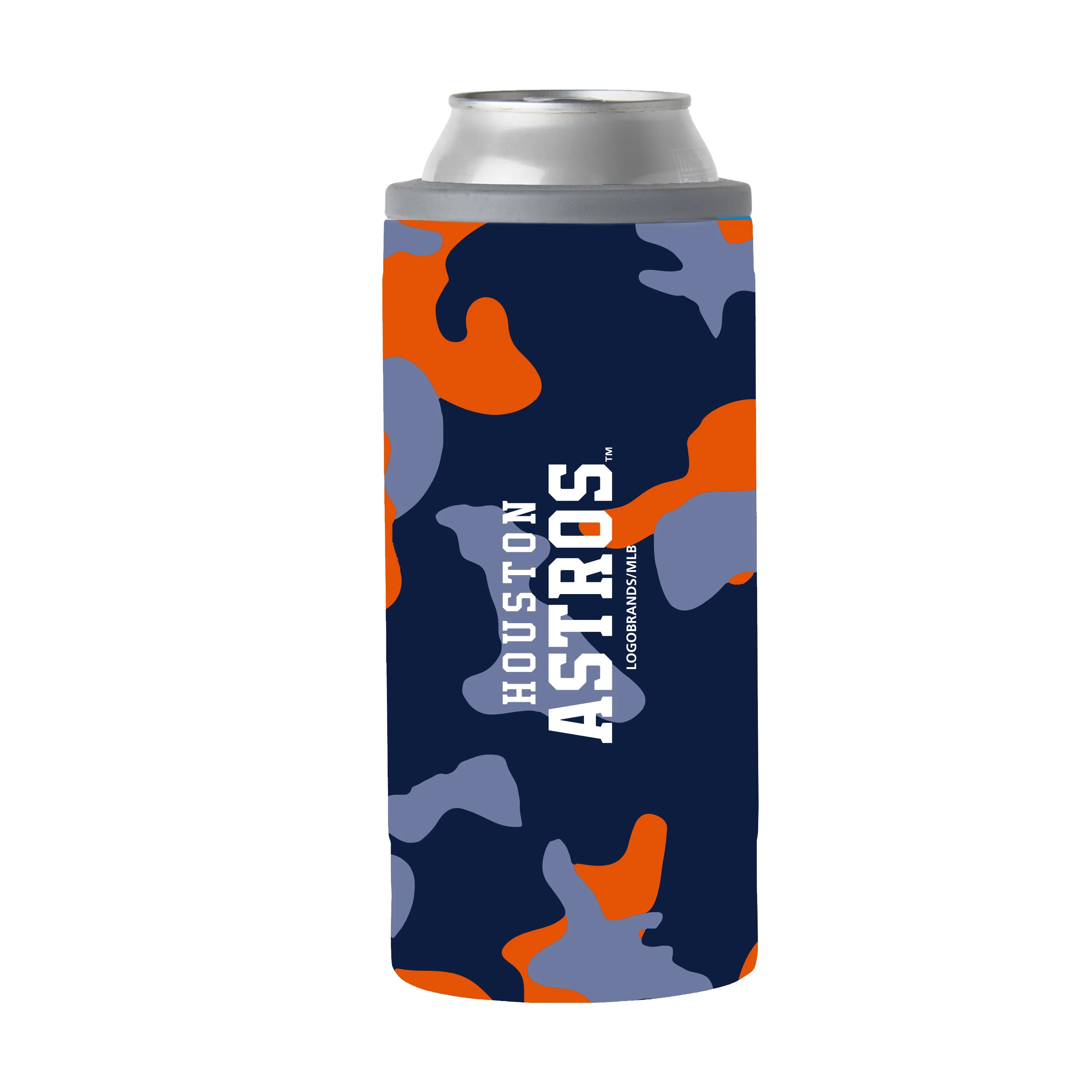 Houston Astros 12oz Camo Slim Can Coolie - Image 2