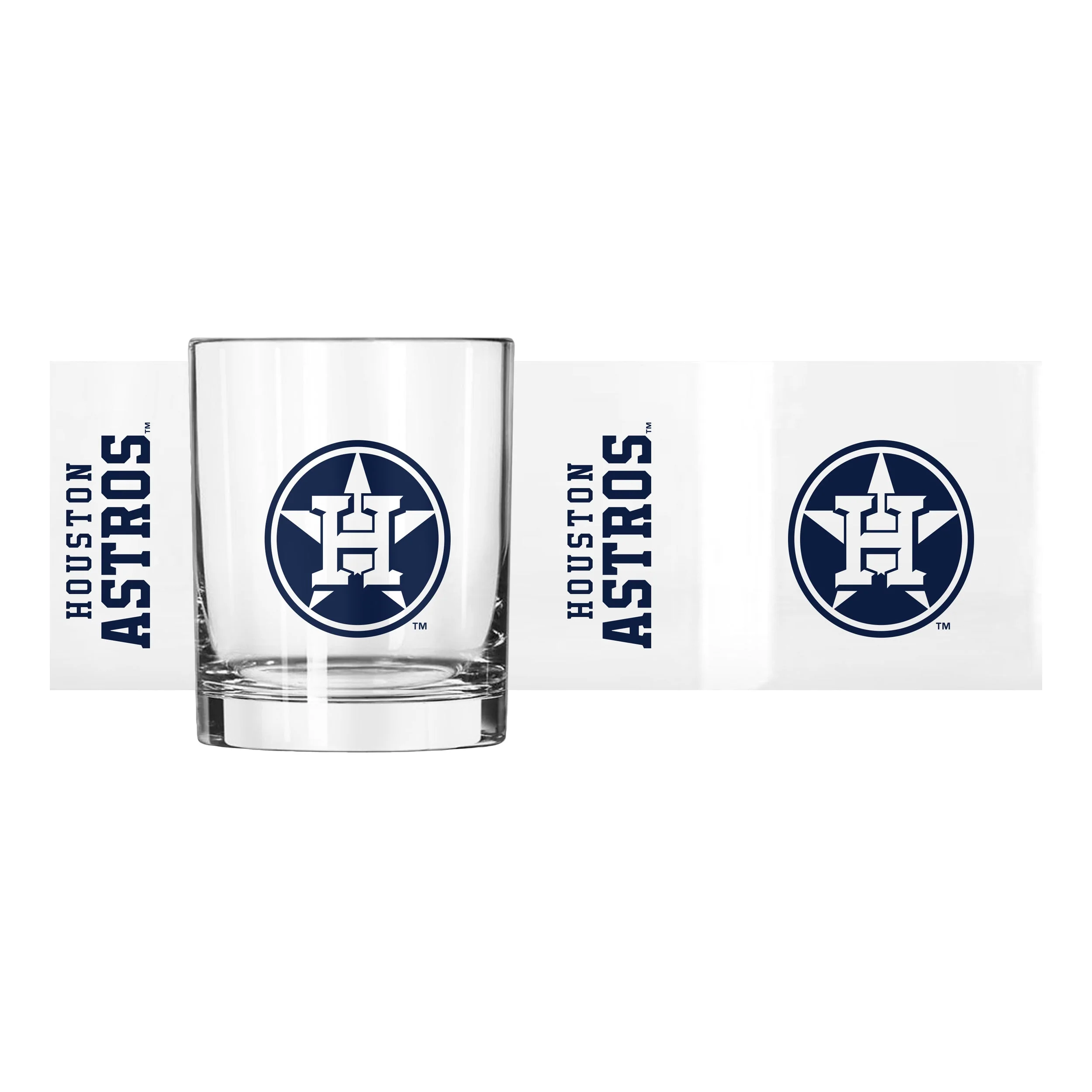 Houston Astros 14oz Gameday Rocks Glass - Image 2