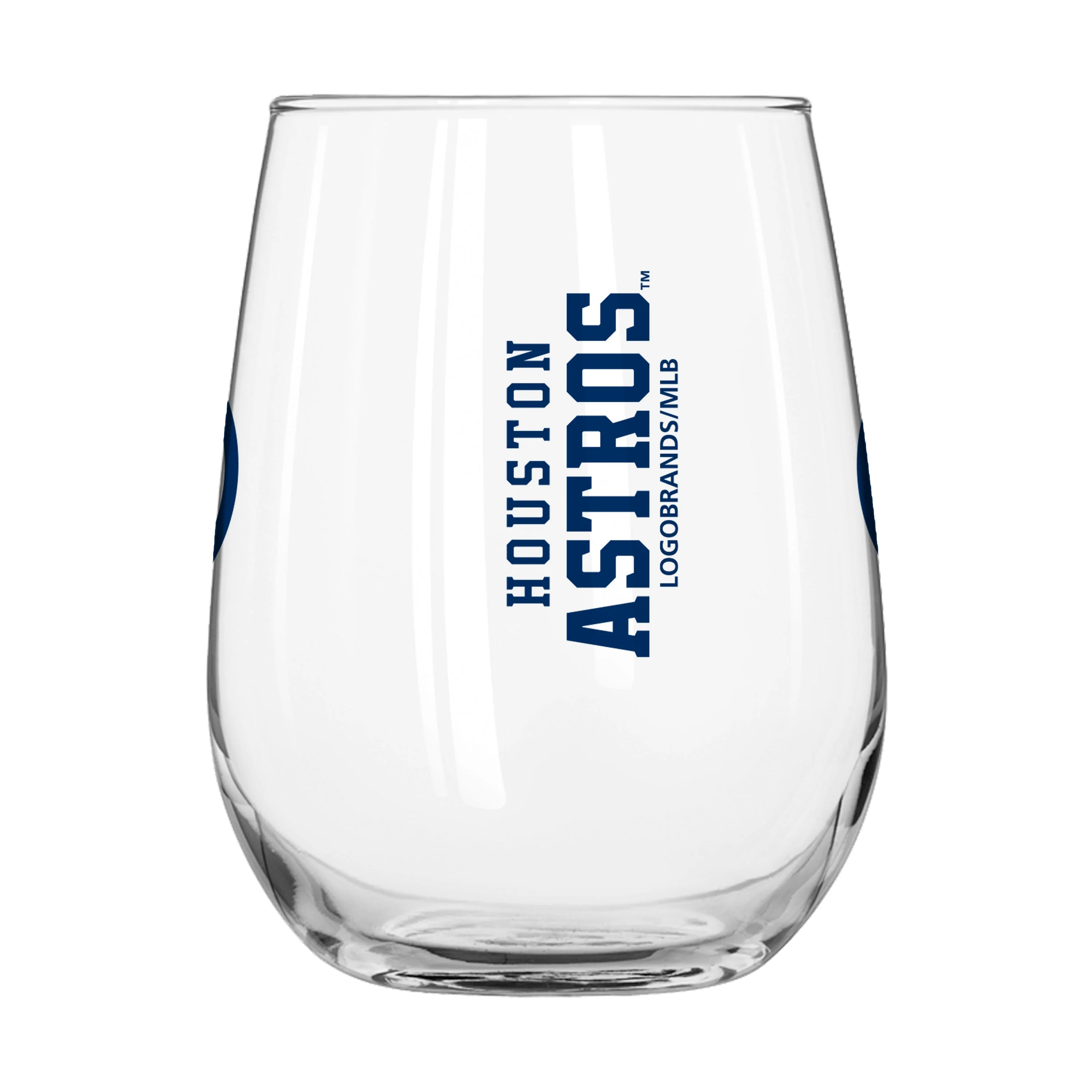 Houston Astros 16oz Gameday Curved Beverage Glass - Image 2