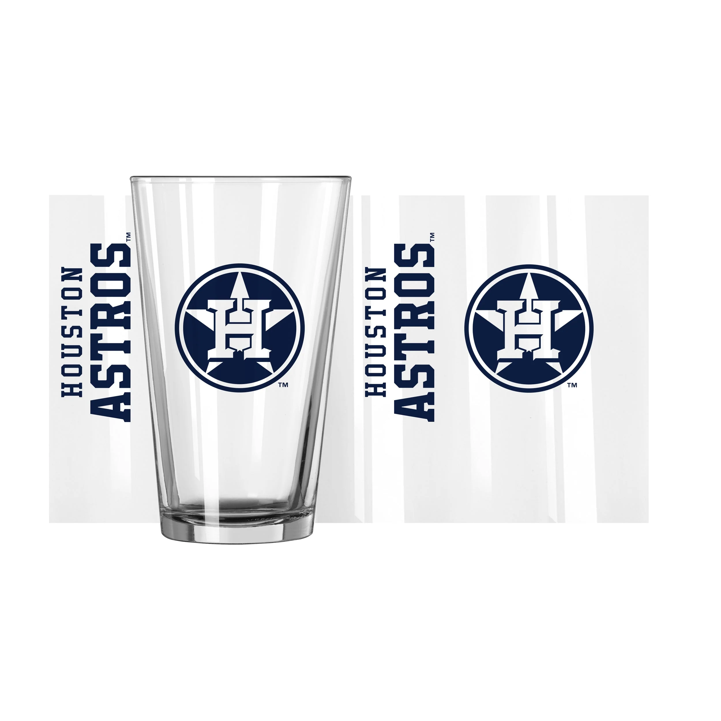 Houston Astros 16oz Gameday Pint Glass - Image 2