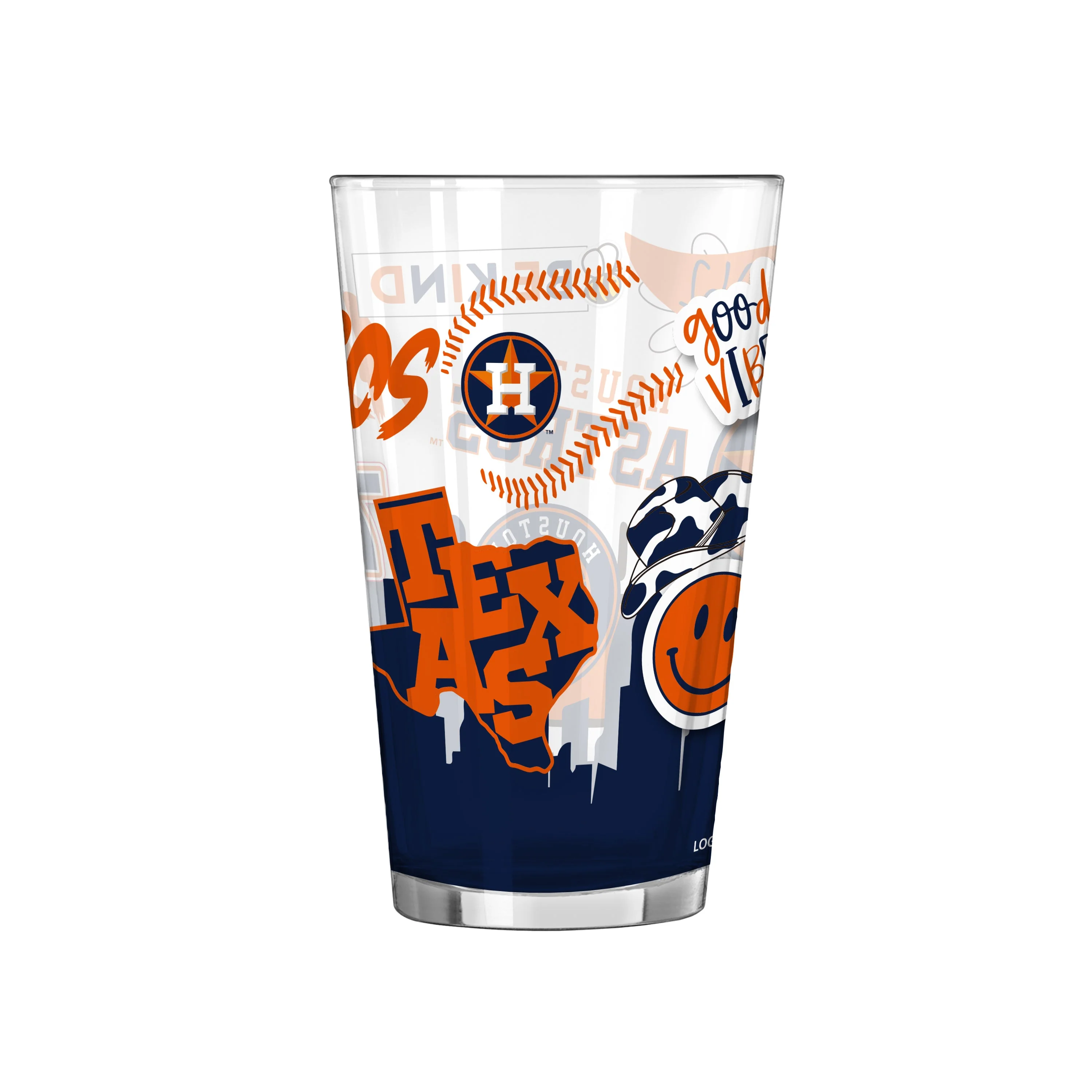 Houston Astros 16oz Native Pint Glass - Image 2