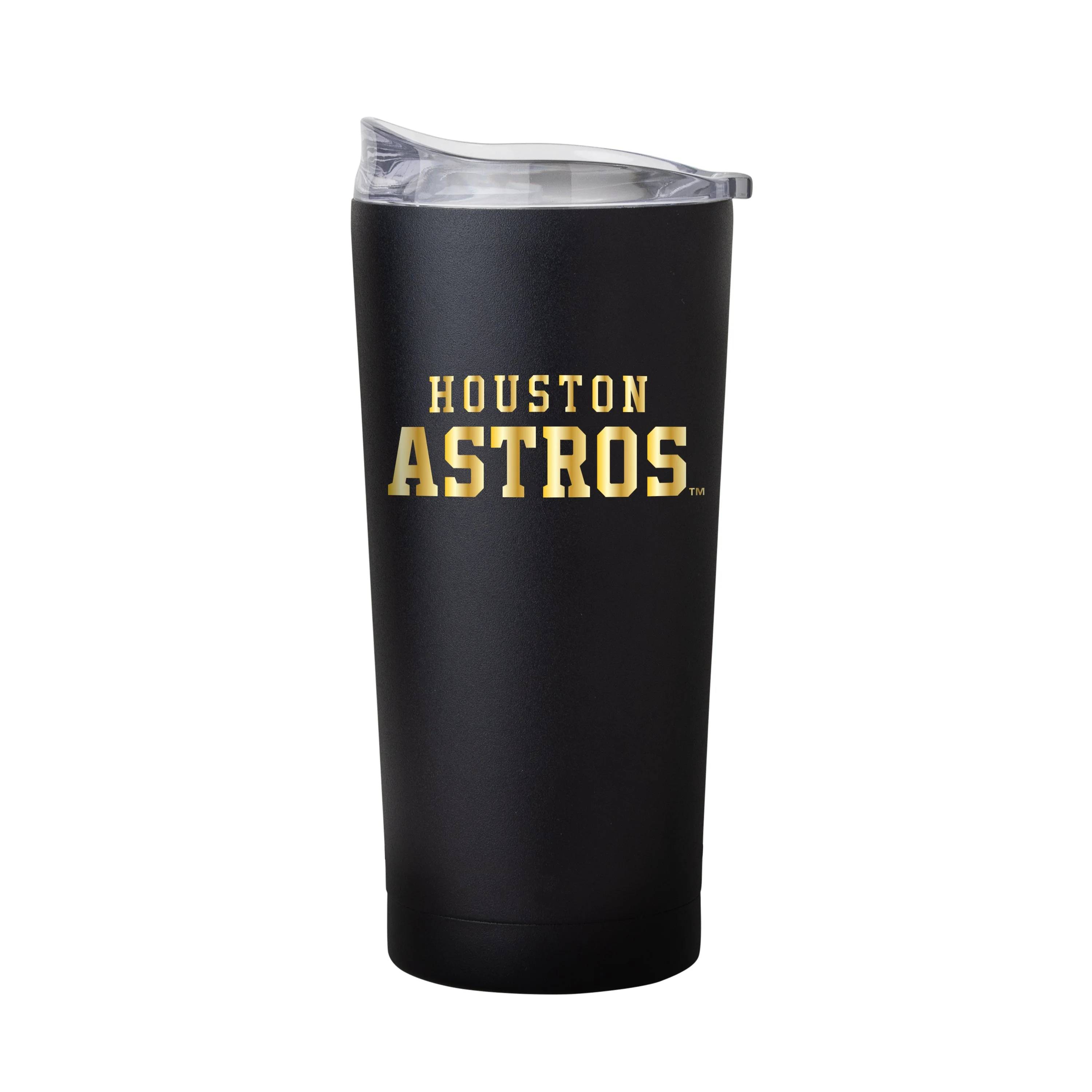 Houston Astros 20oz Foil Black Powder Coat Tumbler - Image 2