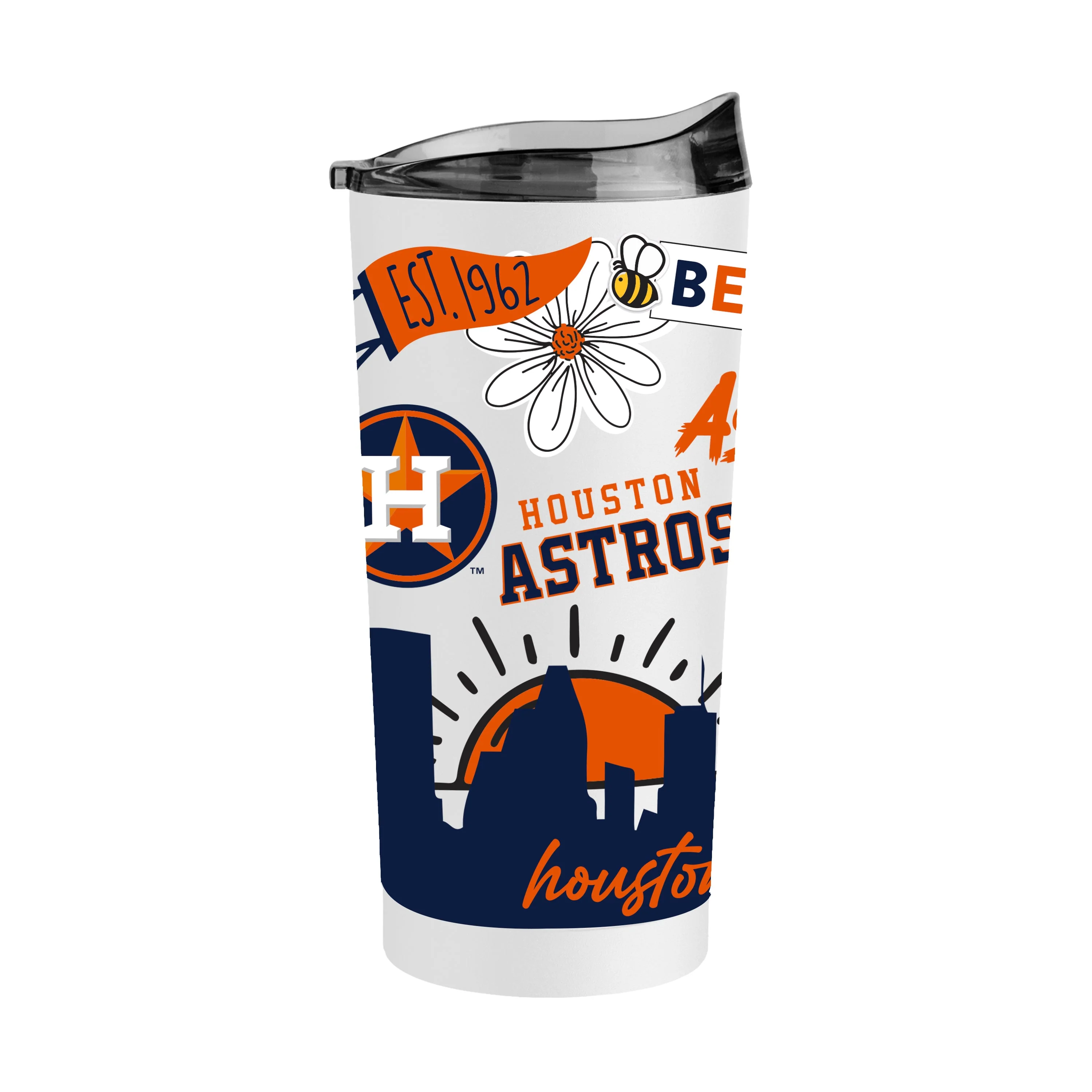 Houston Astros 20oz Native Powder Coat Tumbler - Image 2