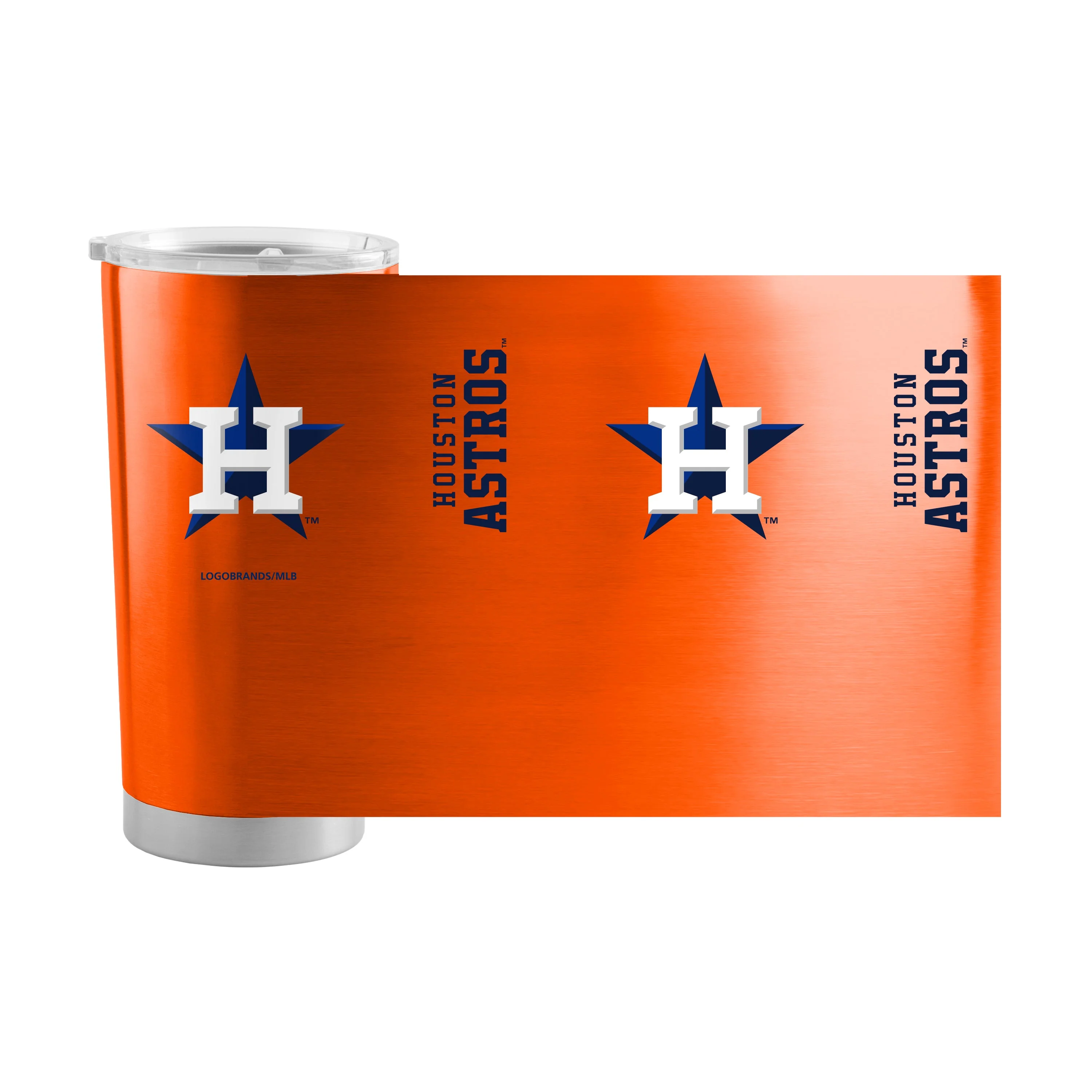 Houston Astros 20oz Orange Gameday Stainless Steel Tumbler - Image 2