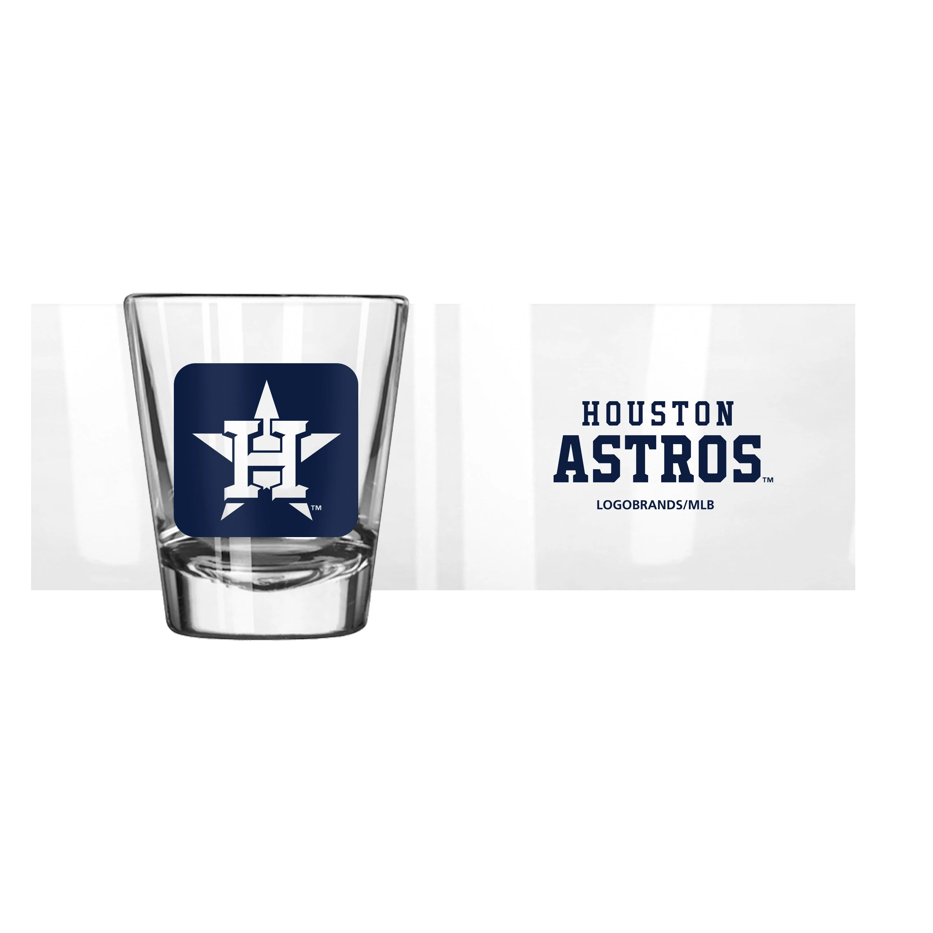 Houston Astros 2oz Cube Shot Glass - Image 2