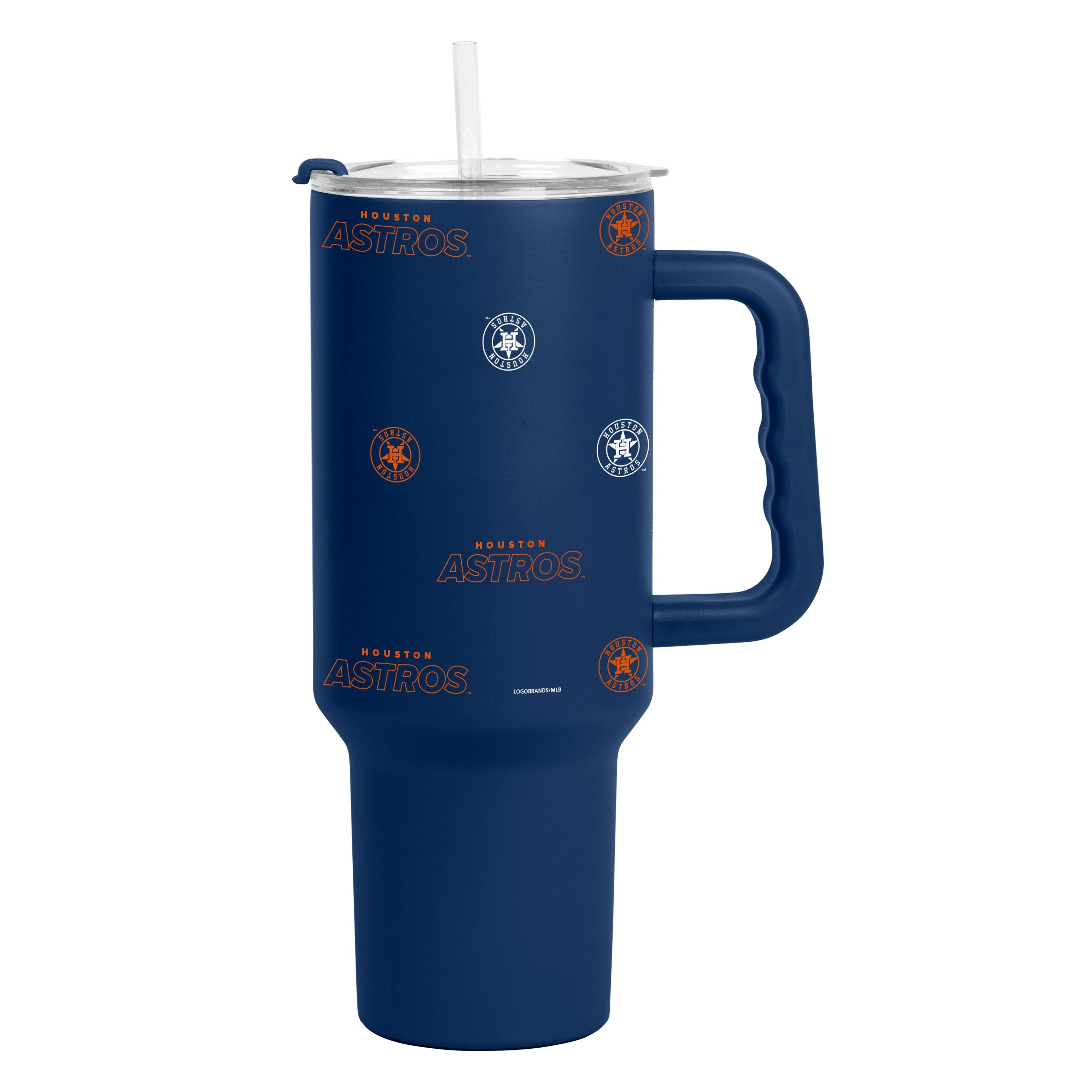 Houston Astros 40oz Step And Repeat Powder Coat Tumbler - Image 2