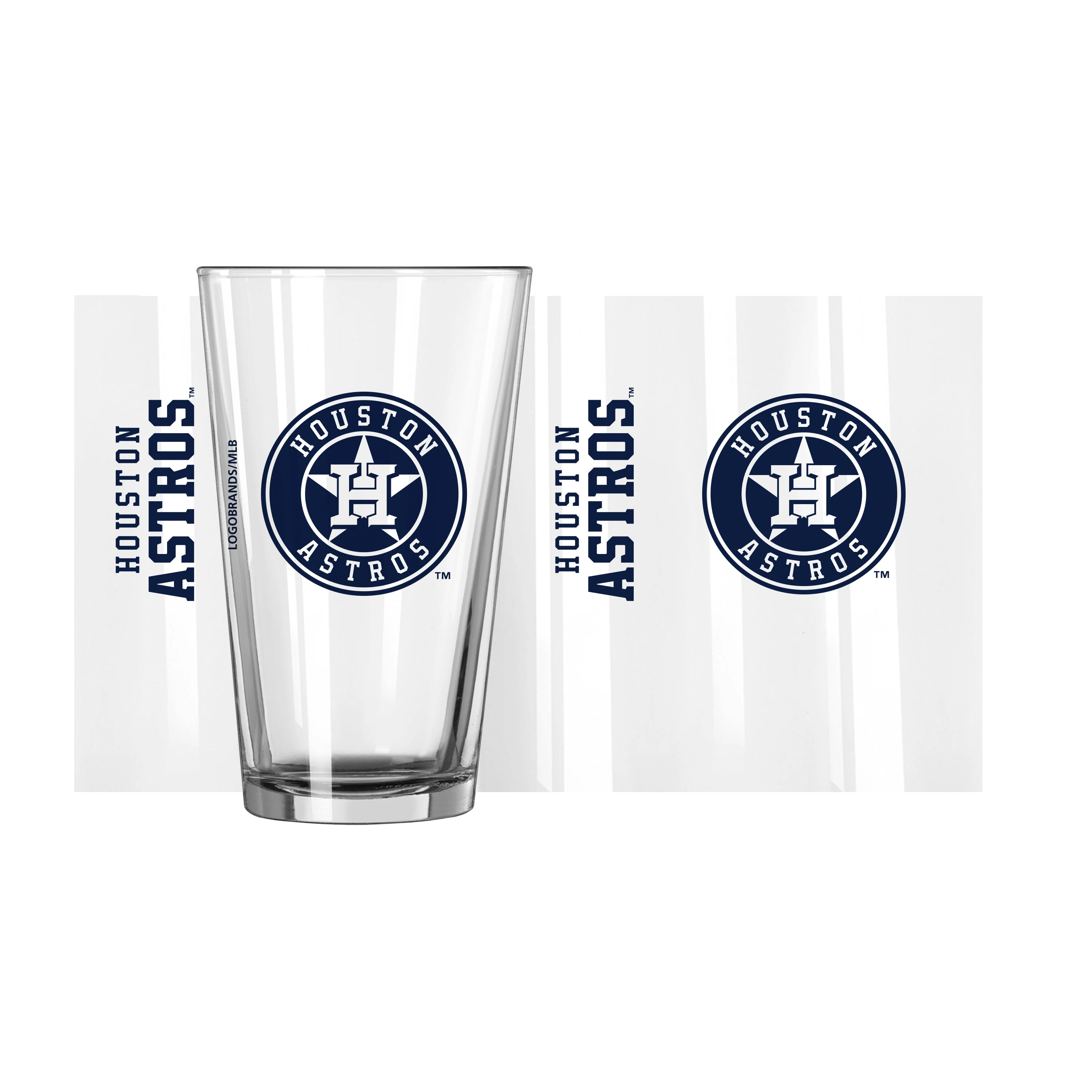 Houston Astros Alt Game Day Pint Glass - Image 2