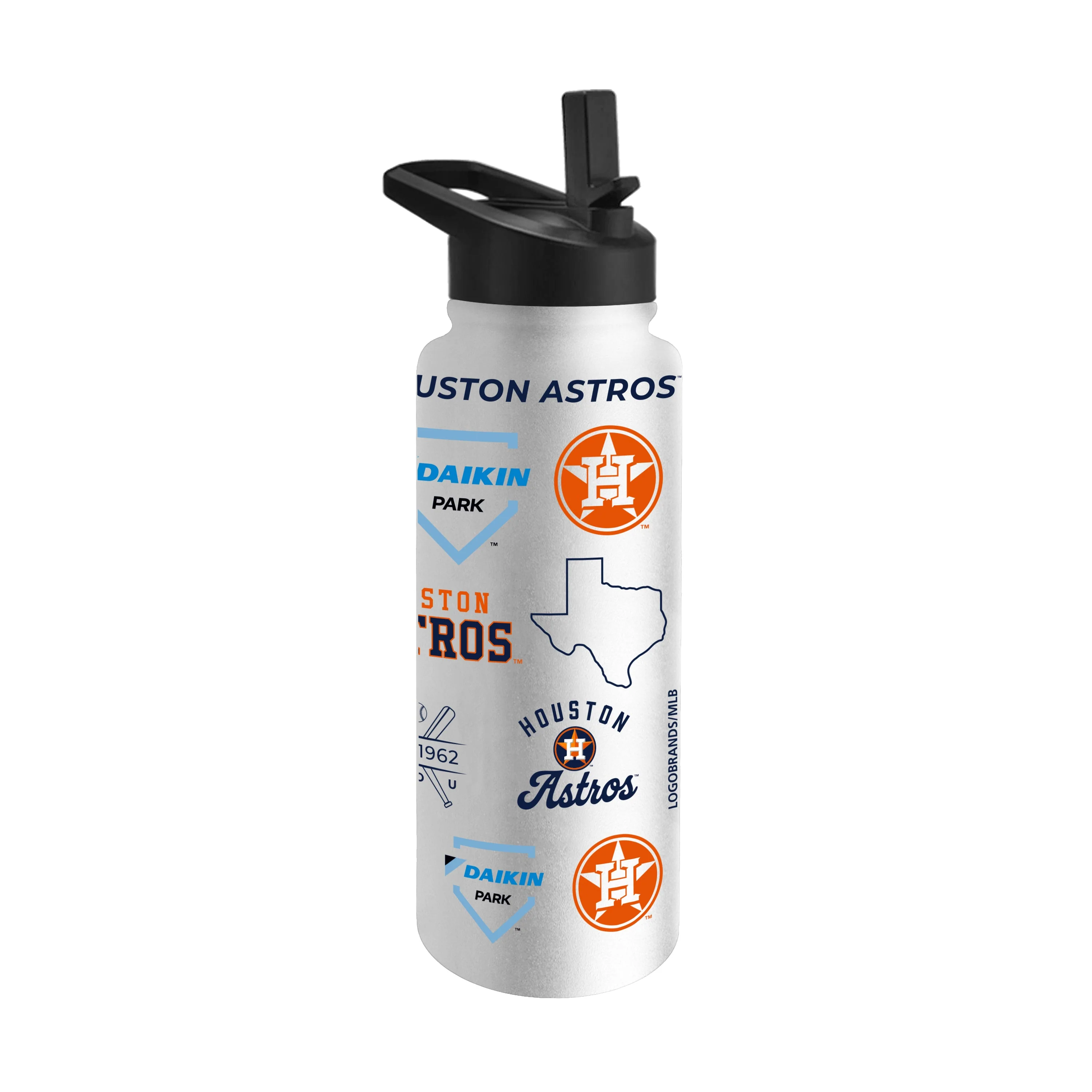 Houston Astros Heritage 34oz Quencher Bottle - Image 2