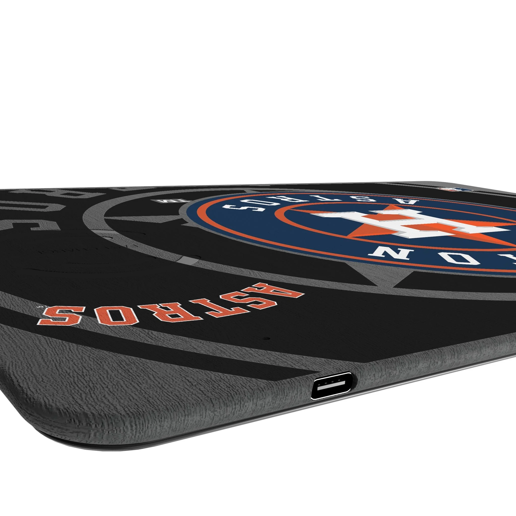 Houston Astros Monocolor Tilt 15-Watt Wireless Charger and Mouse Pad - Image 3