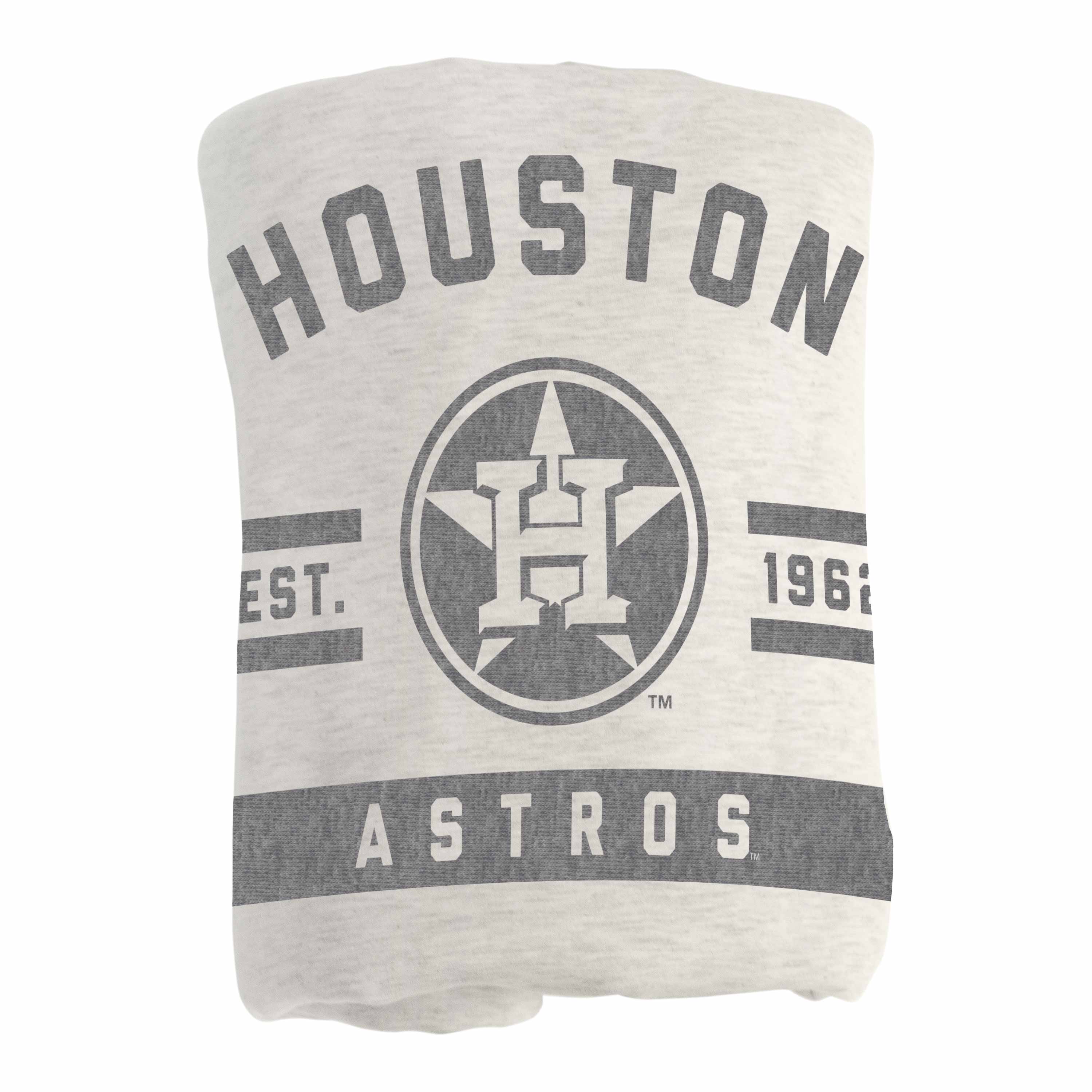 Houston Astros Oatmeal Sweatshirt Blanket - Image 3