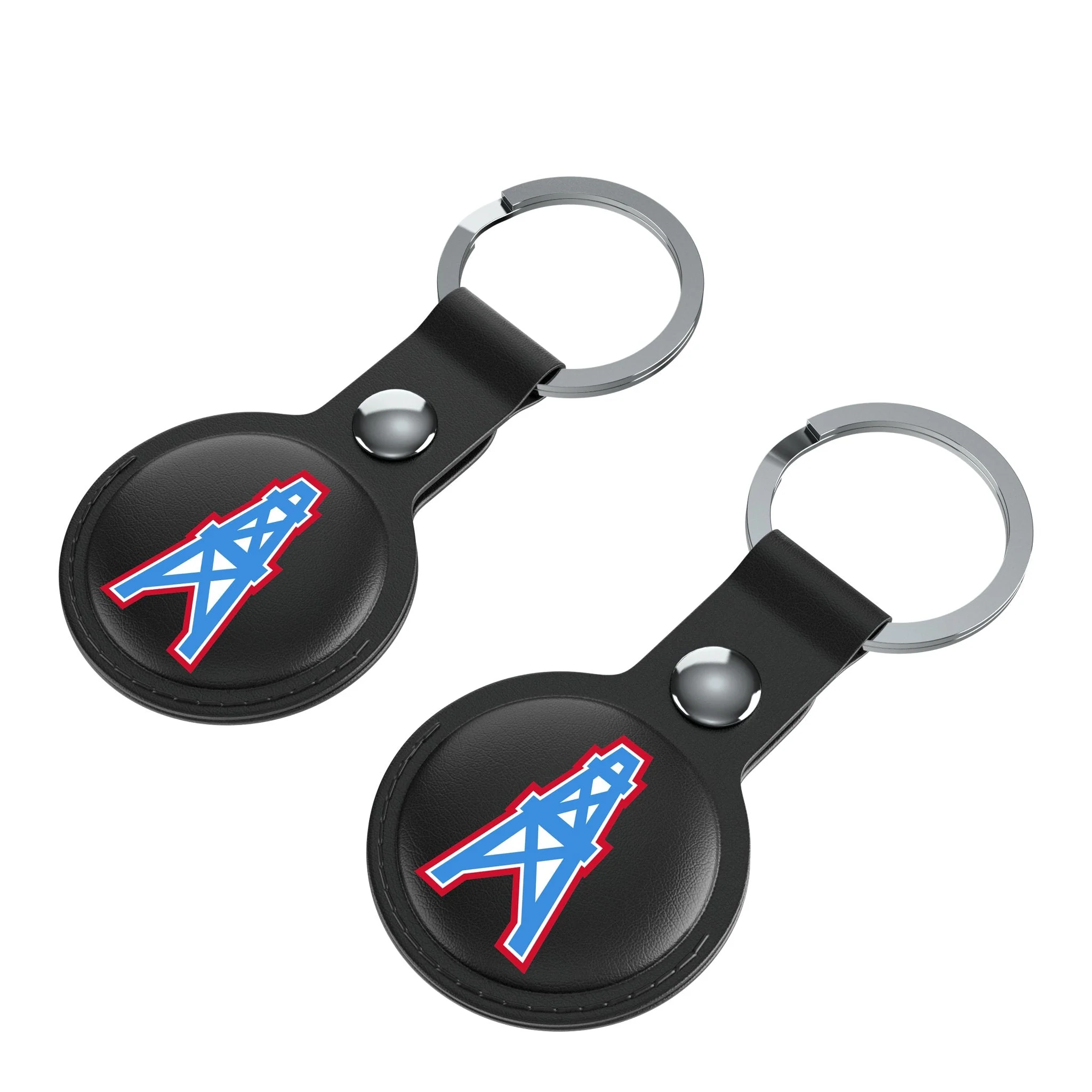 Houston Oilers Historic Collection Insignia Black Airtag Holder 2-Pack - Image 3