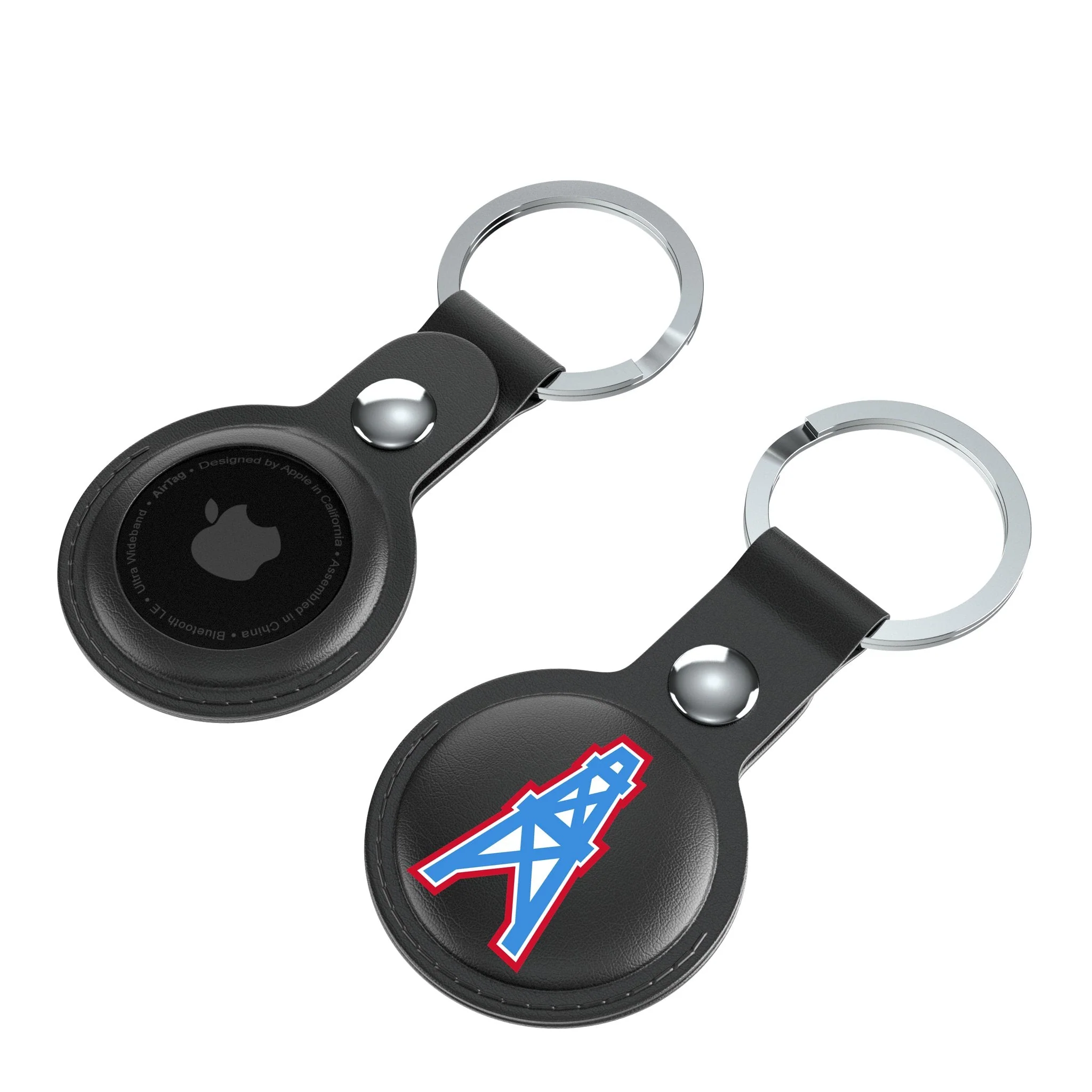 Houston Oilers Historic Collection Insignia Black Airtag Holder 2-Pack - Image 4
