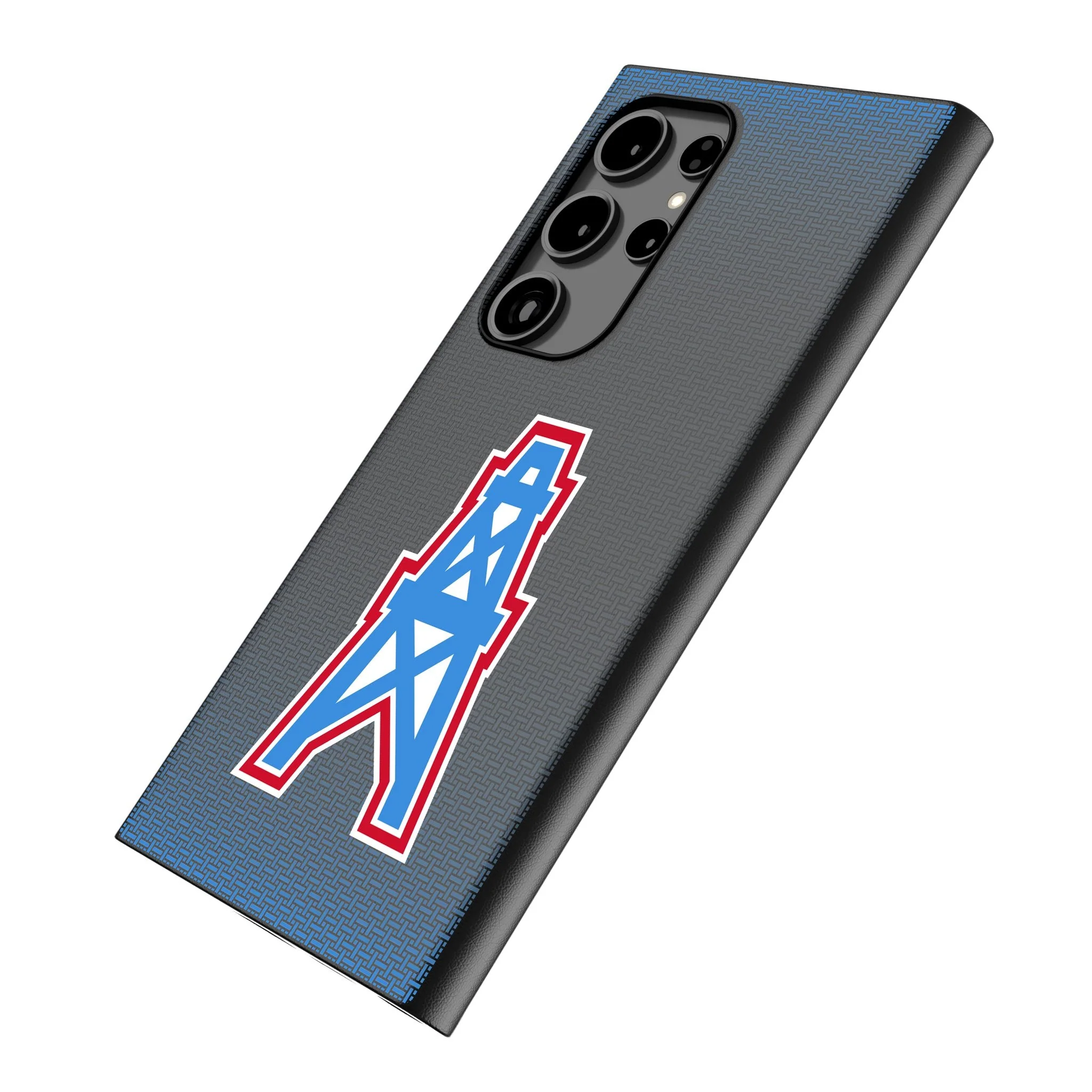Houston Oilers Historic Collection Linen MagSafe Compatible Phone Case for Samsung Galaxy - Image 2