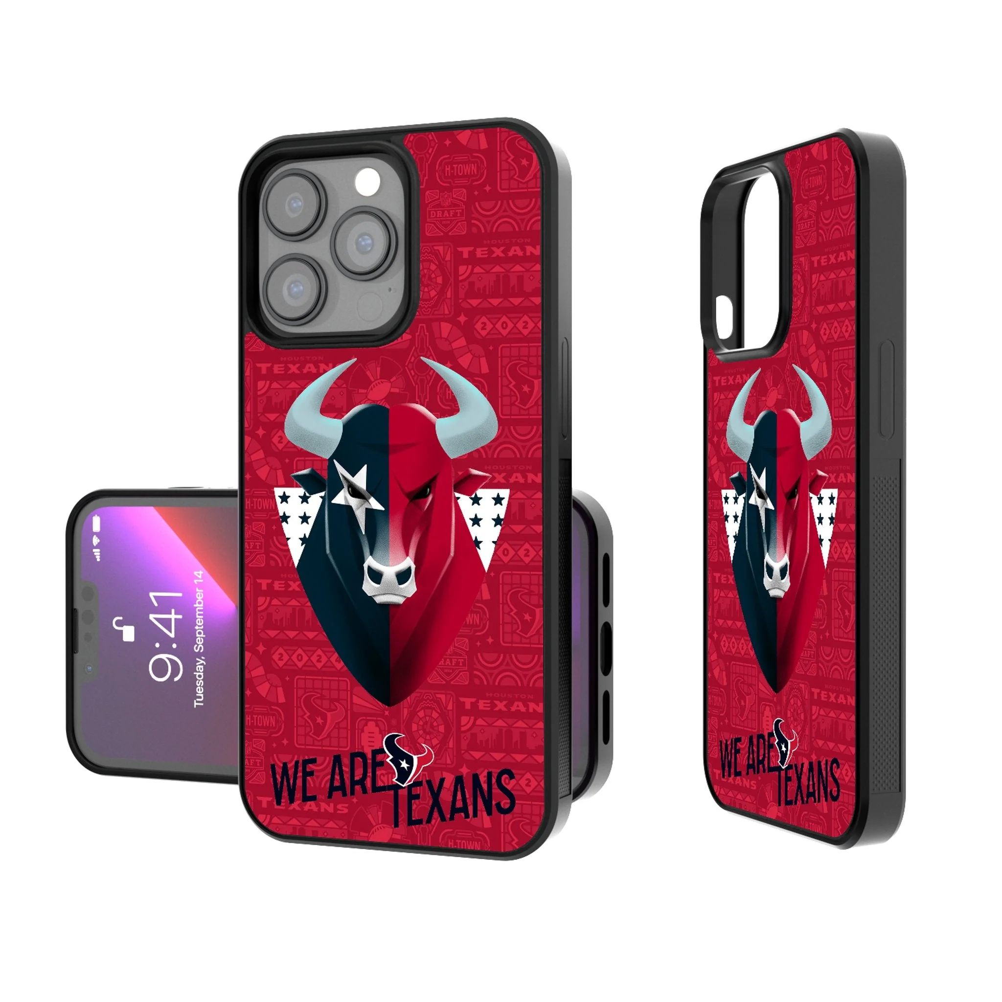 Houston Texans 2024 Illustrated Limited Edition Bump Phone Case