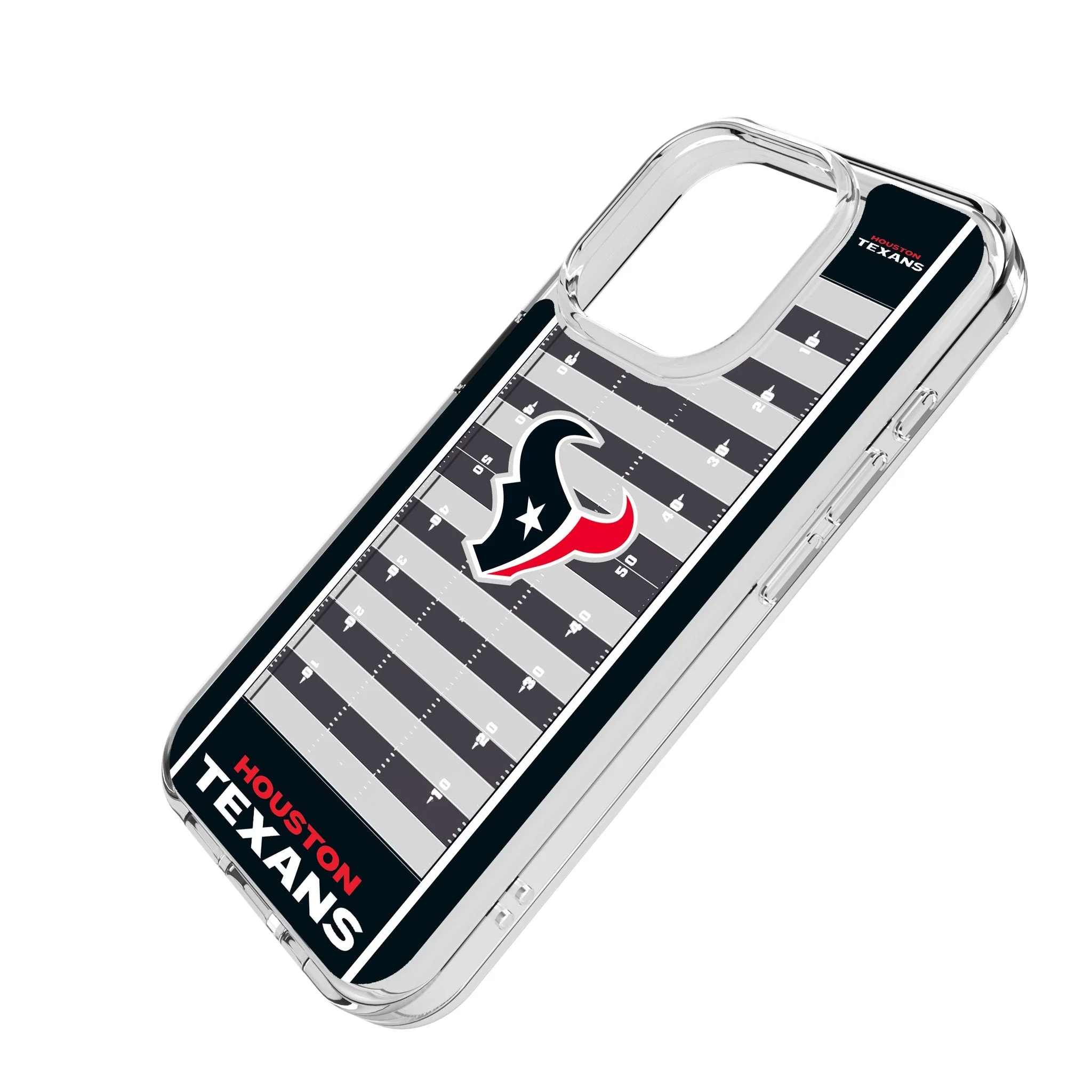 Houston Texans Field Clear Phone Case for Apple iPhone - Image 2