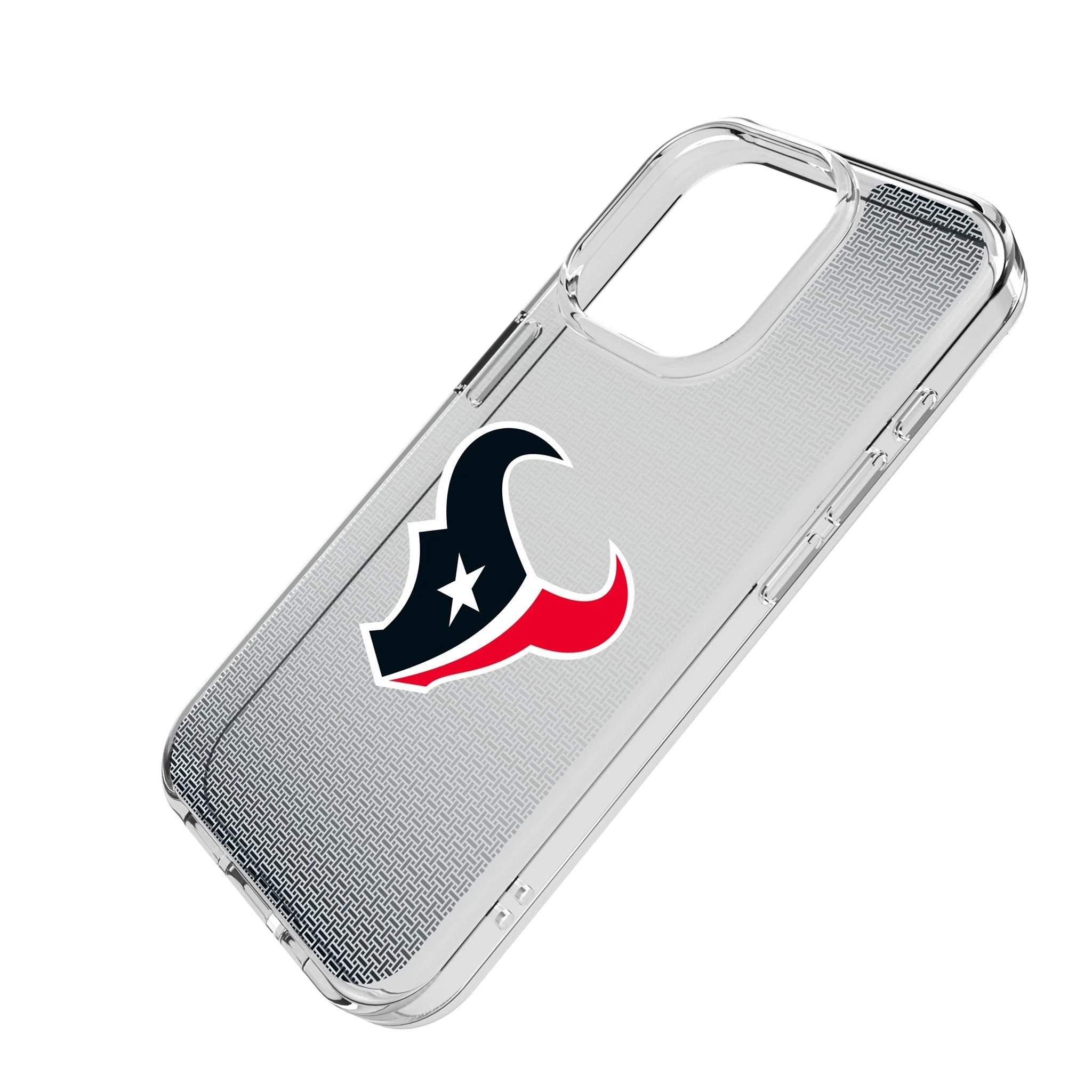 Houston Texans Linen Clear Phone Case for Apple iPhone - Image 2