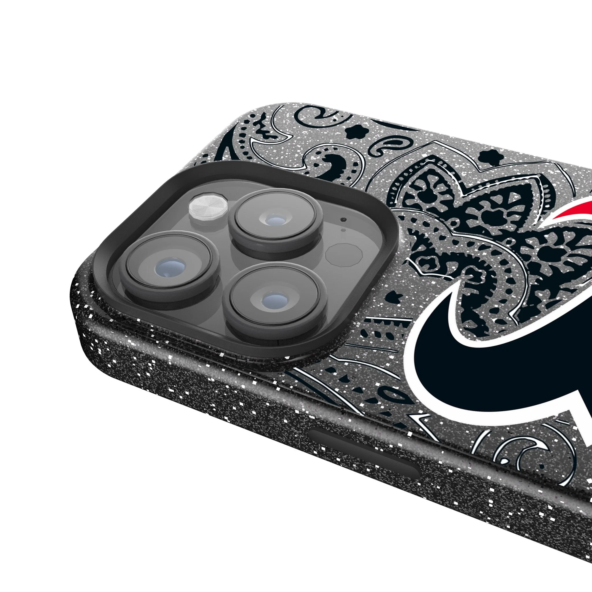 Houston Texans Paisley Bling Phone Case - Image 4
