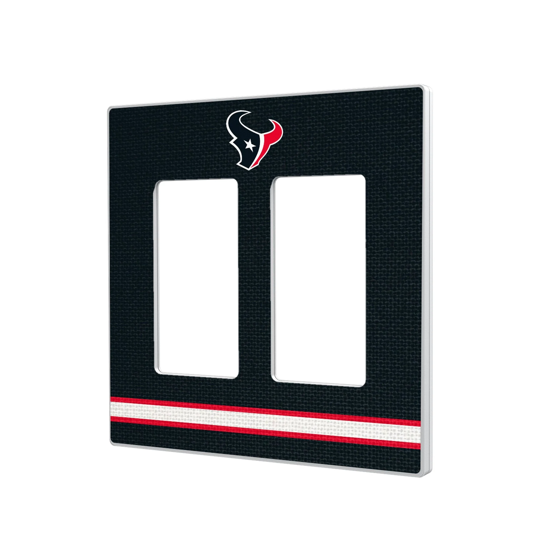 Houston Texans Stripe Hidden-Screw Light Switch Plate - Image 4