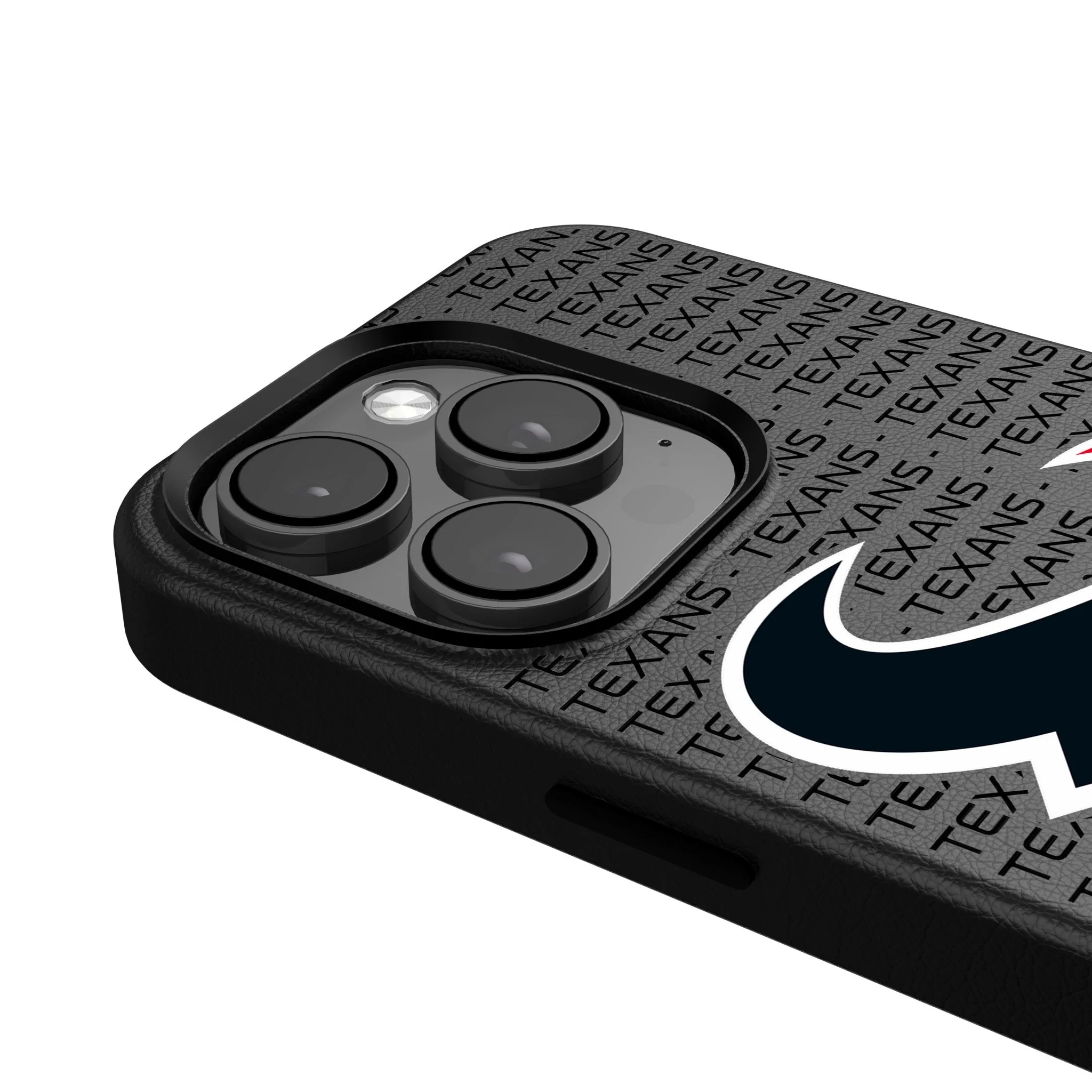 Houston Texans Text Backdrop MagSafe Compatible Phone Case for Apple iPhone - Image 4
