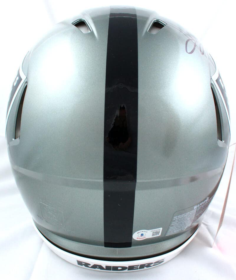 Howie Long Autographed Oakland Raiders F/S Flash Speed Authentic Helmet w/HOF-Beckett W Hologram - Image 5