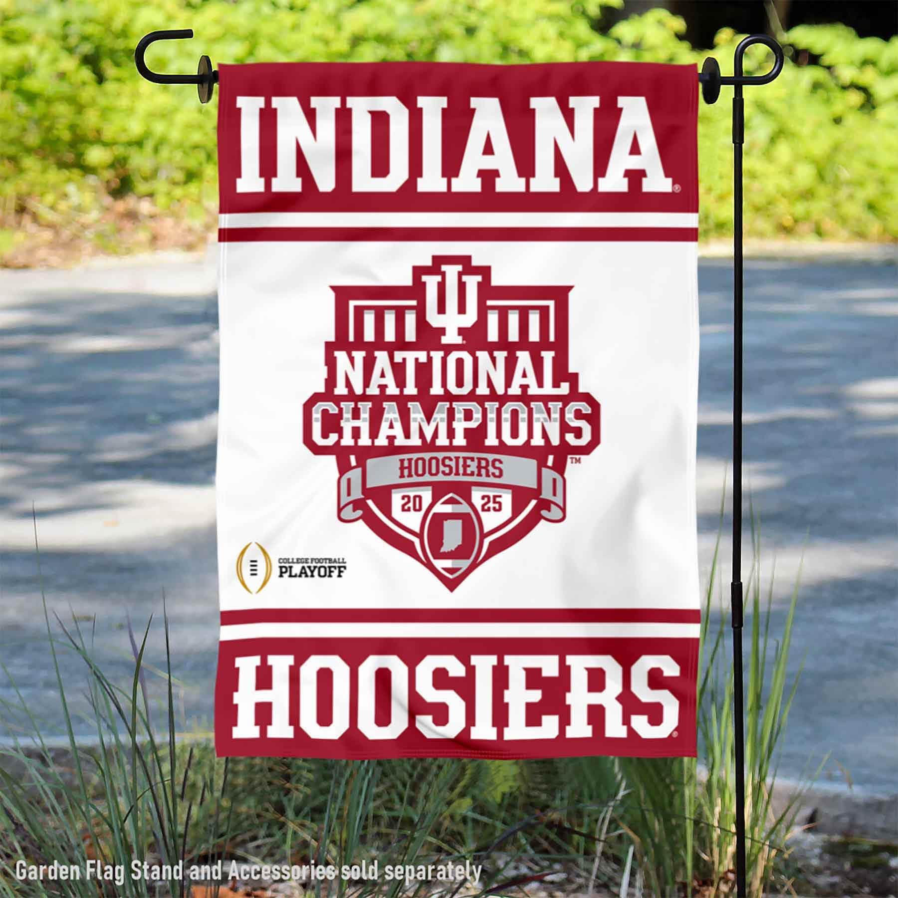 Indiana Hoosiers 2025 College Football National Champions Garden Banner Flag