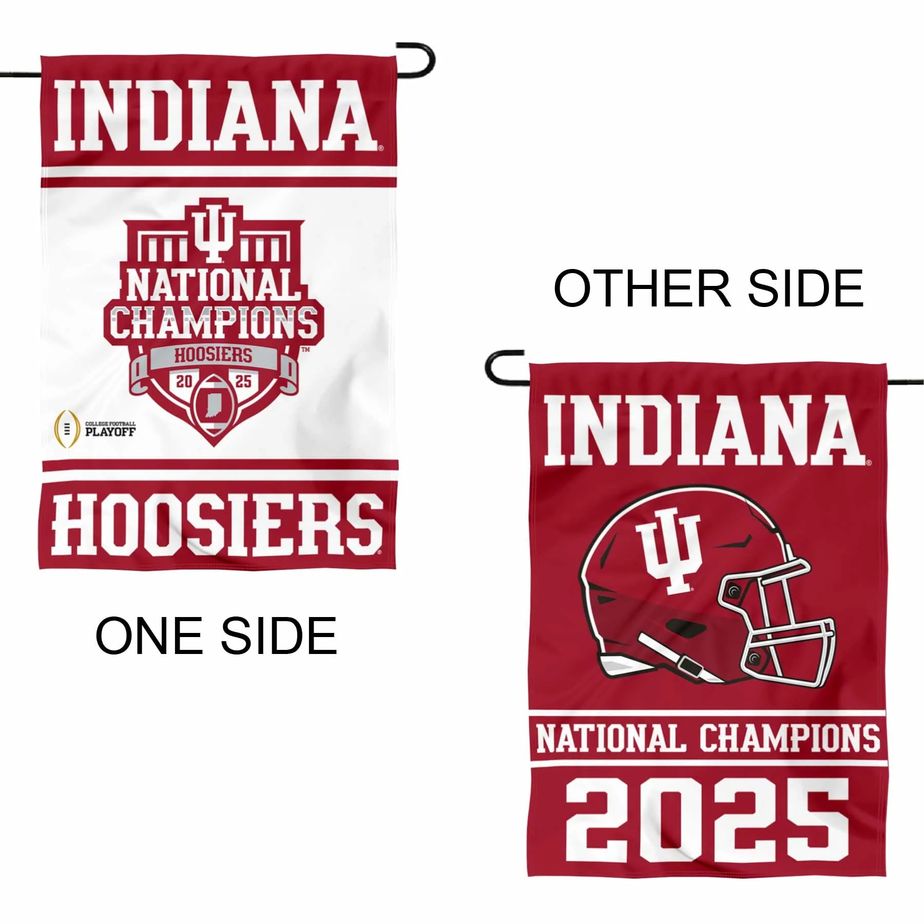 Indiana Hoosiers 2025 College Football National Champions Garden Banner Flag - Image 3