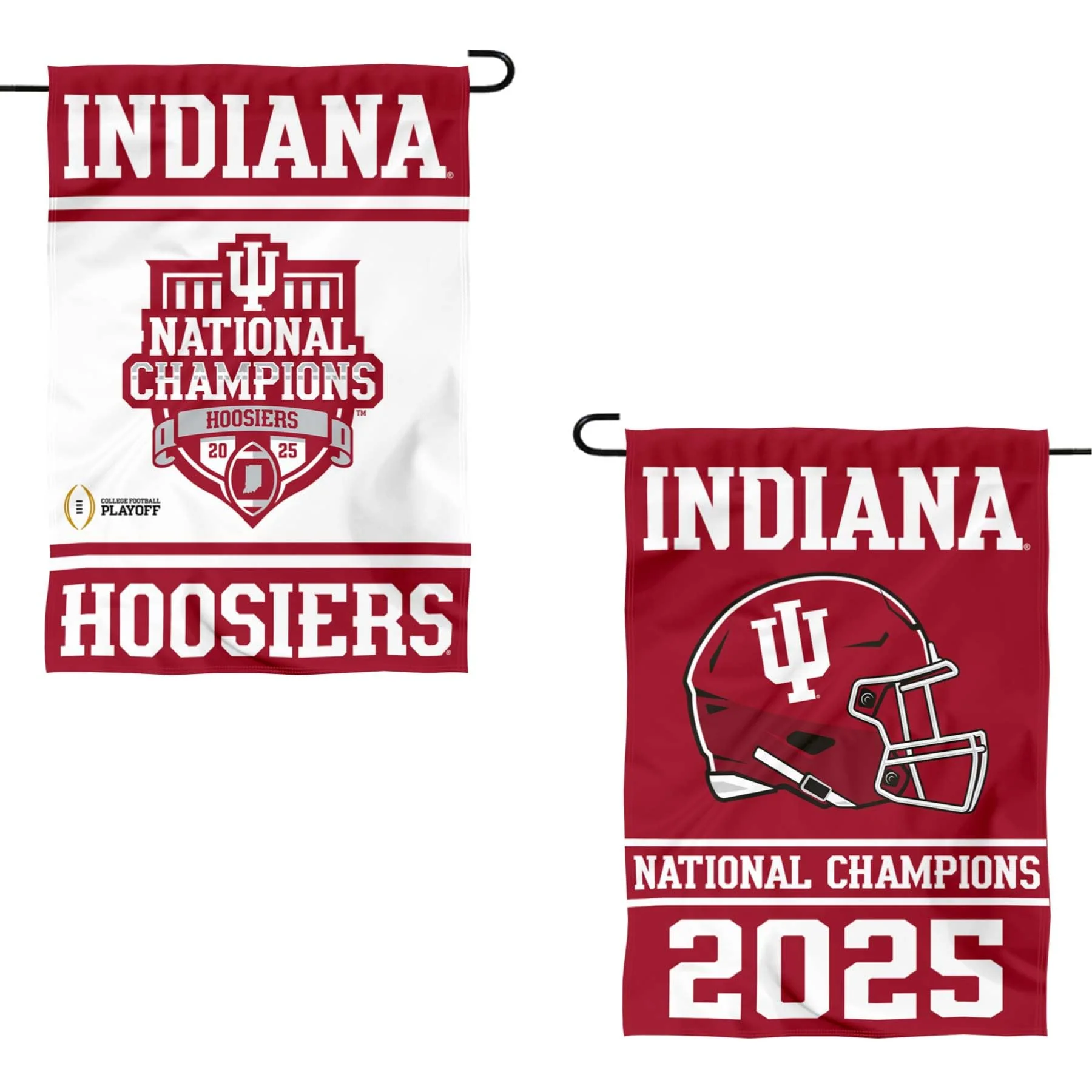 Indiana Hoosiers 2025 College Football National Champions Garden Banner Flag - Image 4