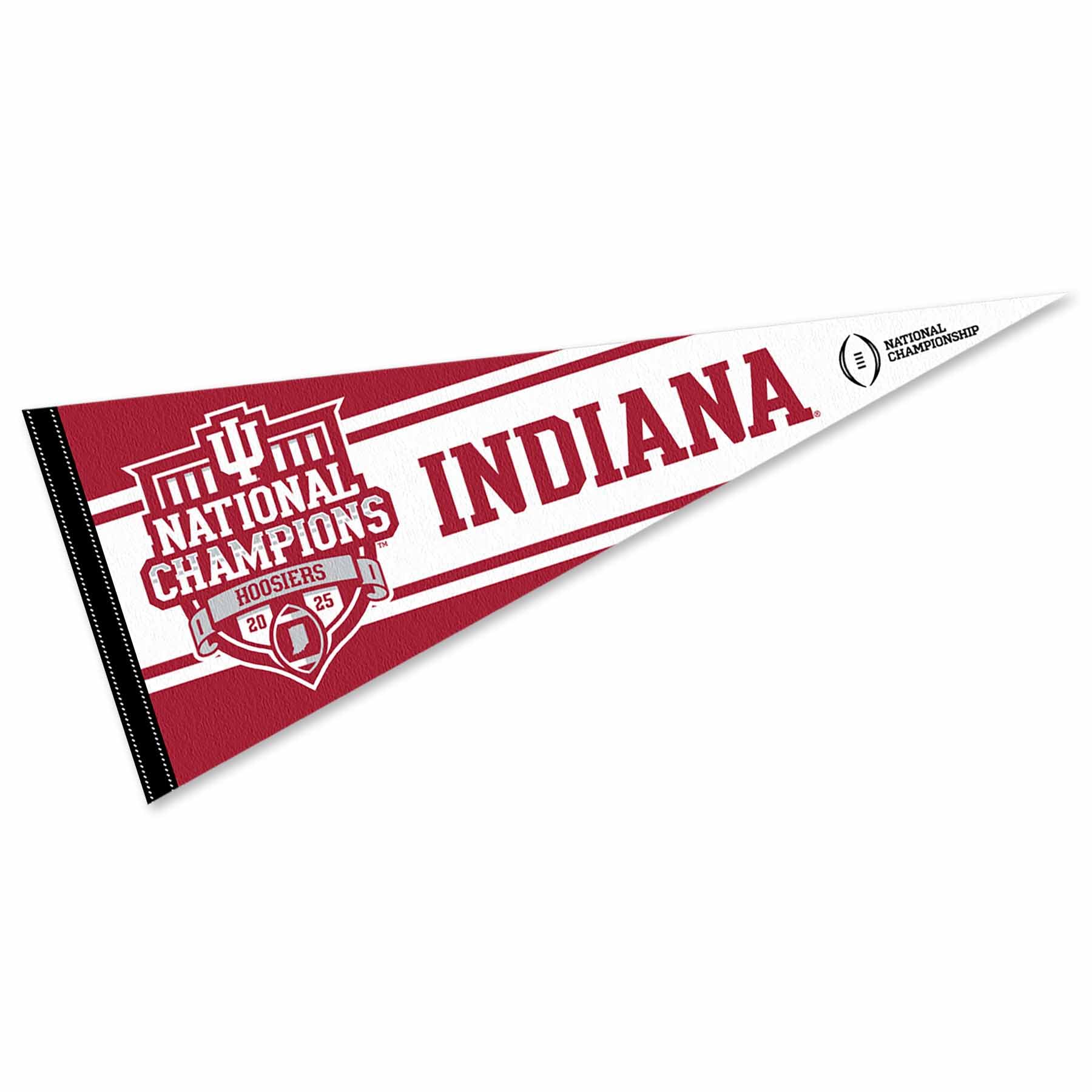 Indiana Hoosiers 2025 College Football National Champions Pennant Flag