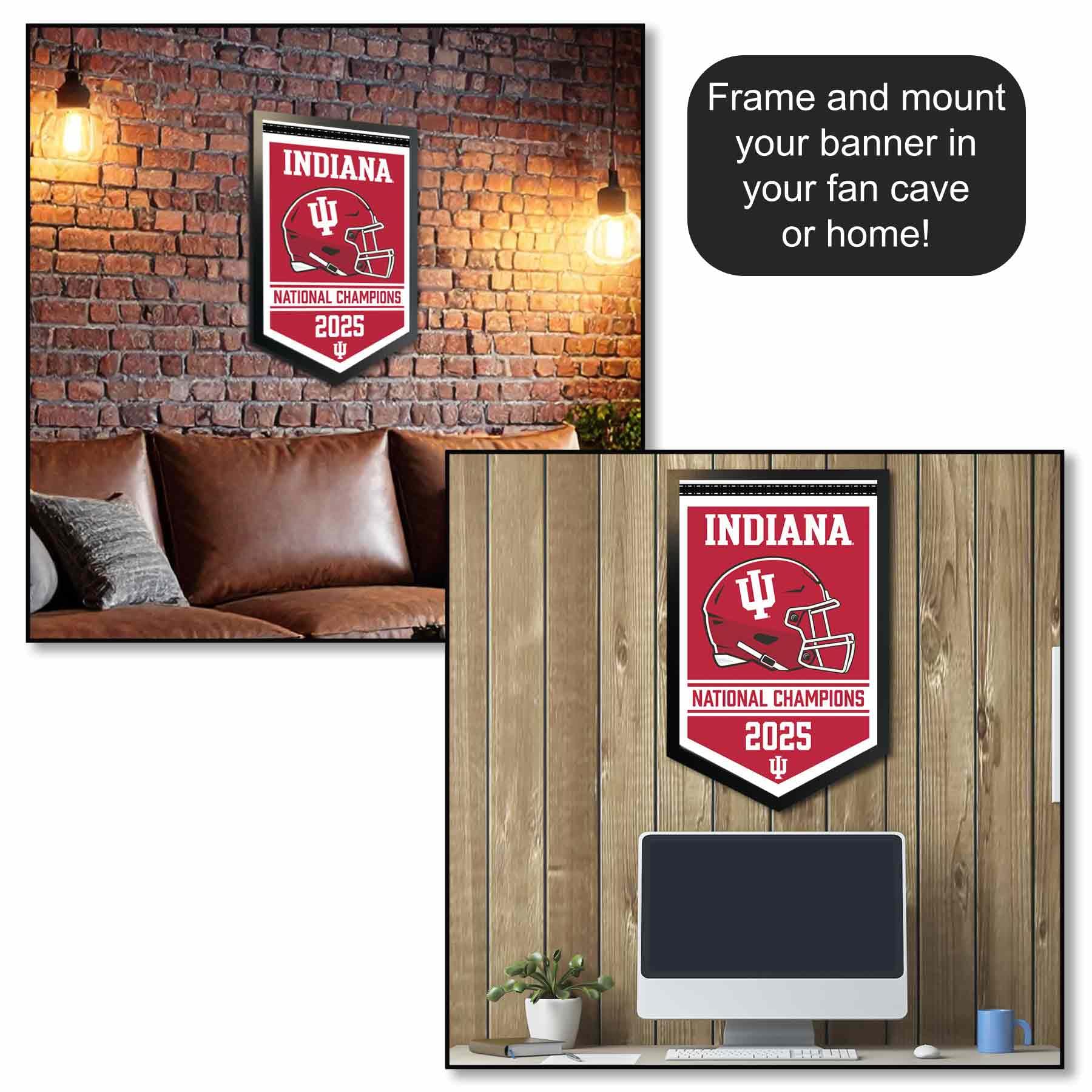 Indiana Hoosiers 2025 National Champions Banner - Image 2