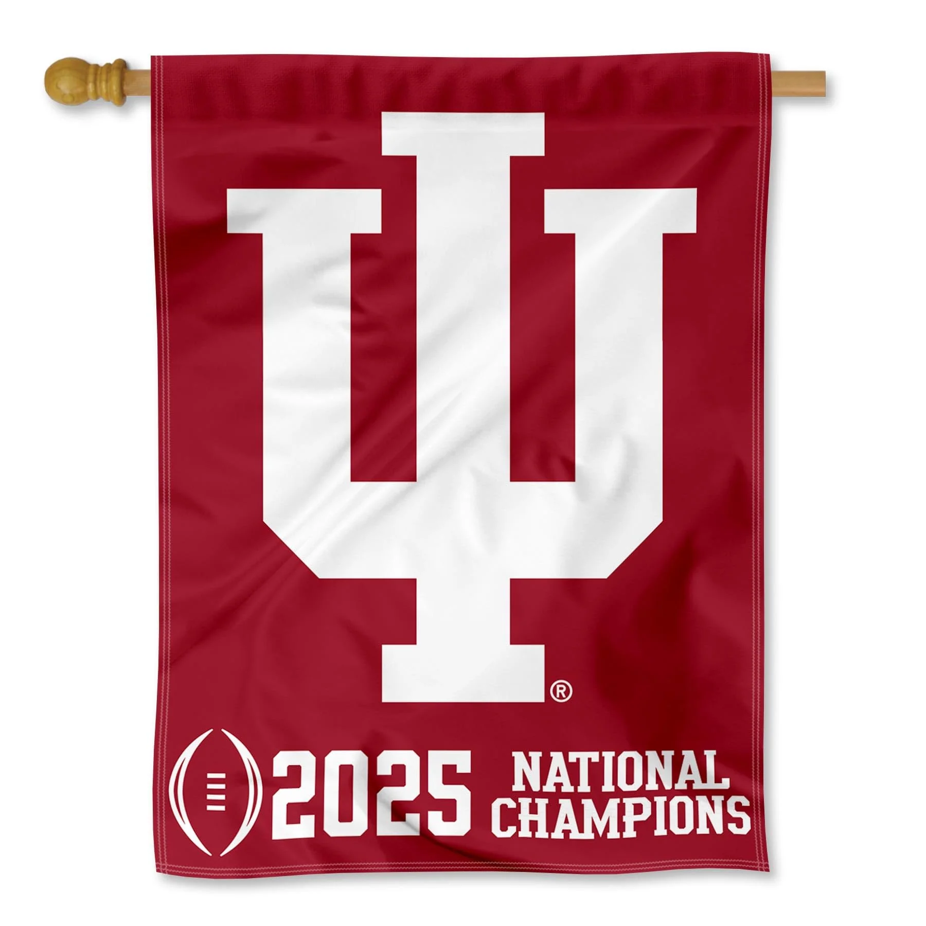 Indiana Hoosiers 2025 National Champions House Flag Banner