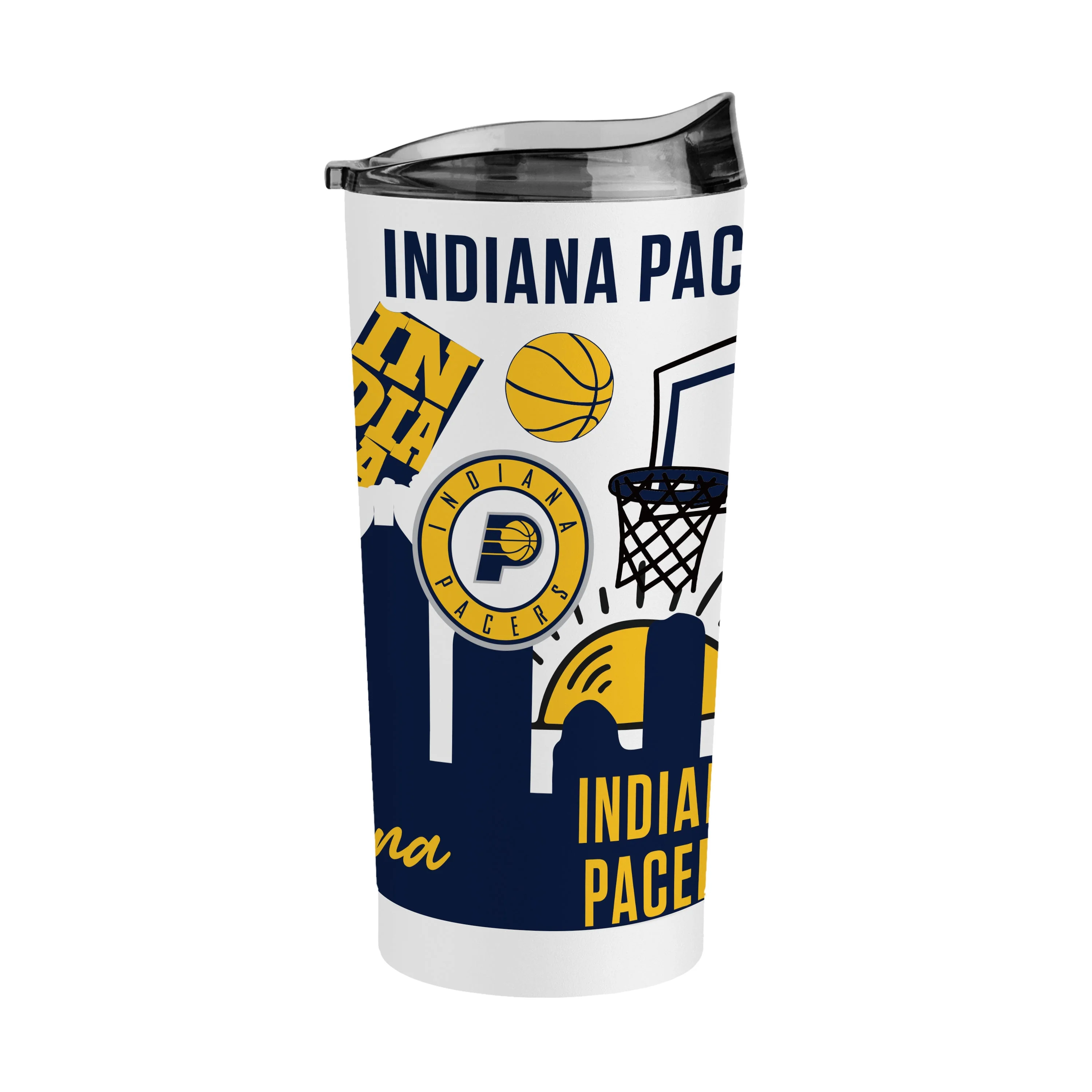 Indiana Pacers 20oz Native Powder Coat Tumbler - Image 2