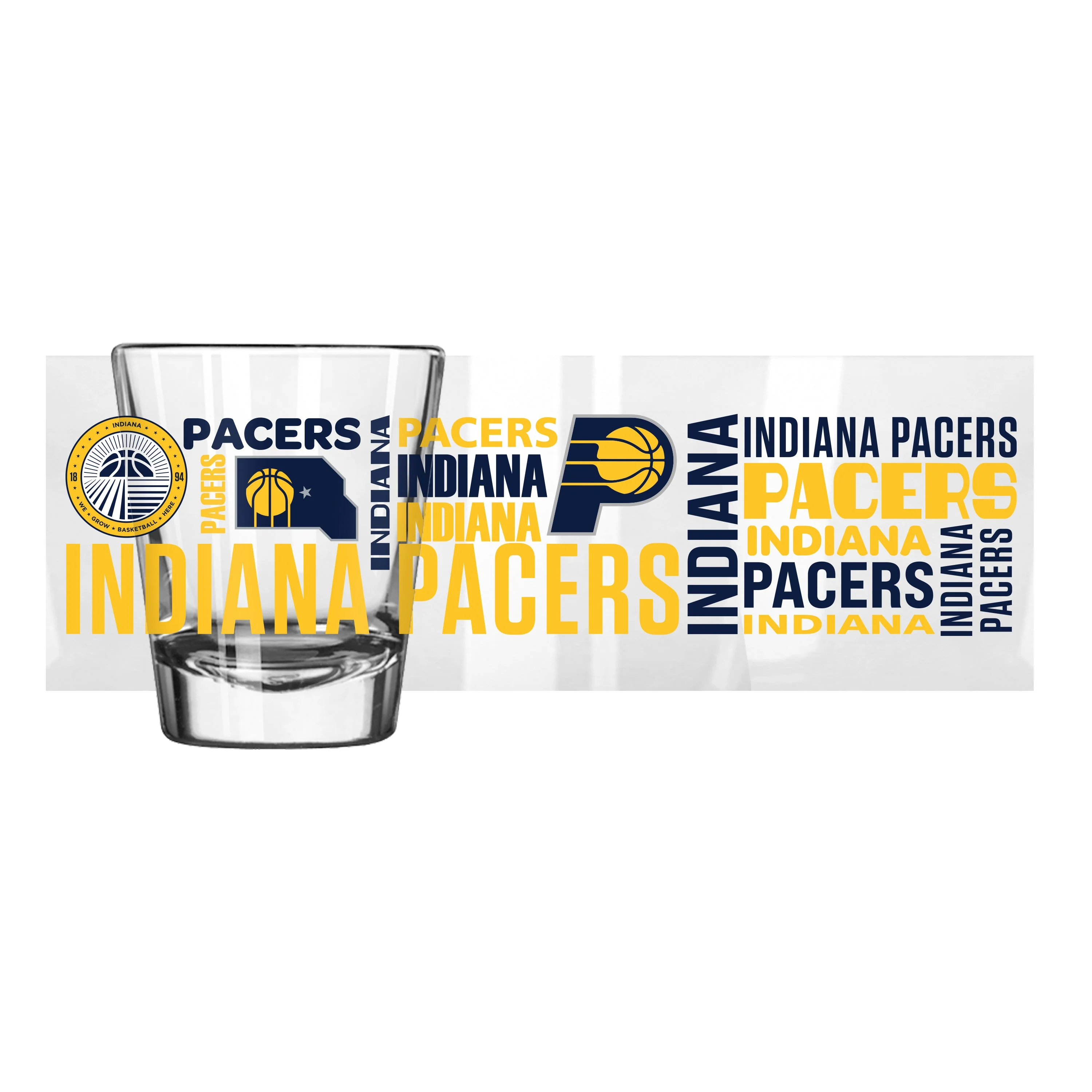 Indiana Pacers 2oz Spirit Shot Glass - Image 2