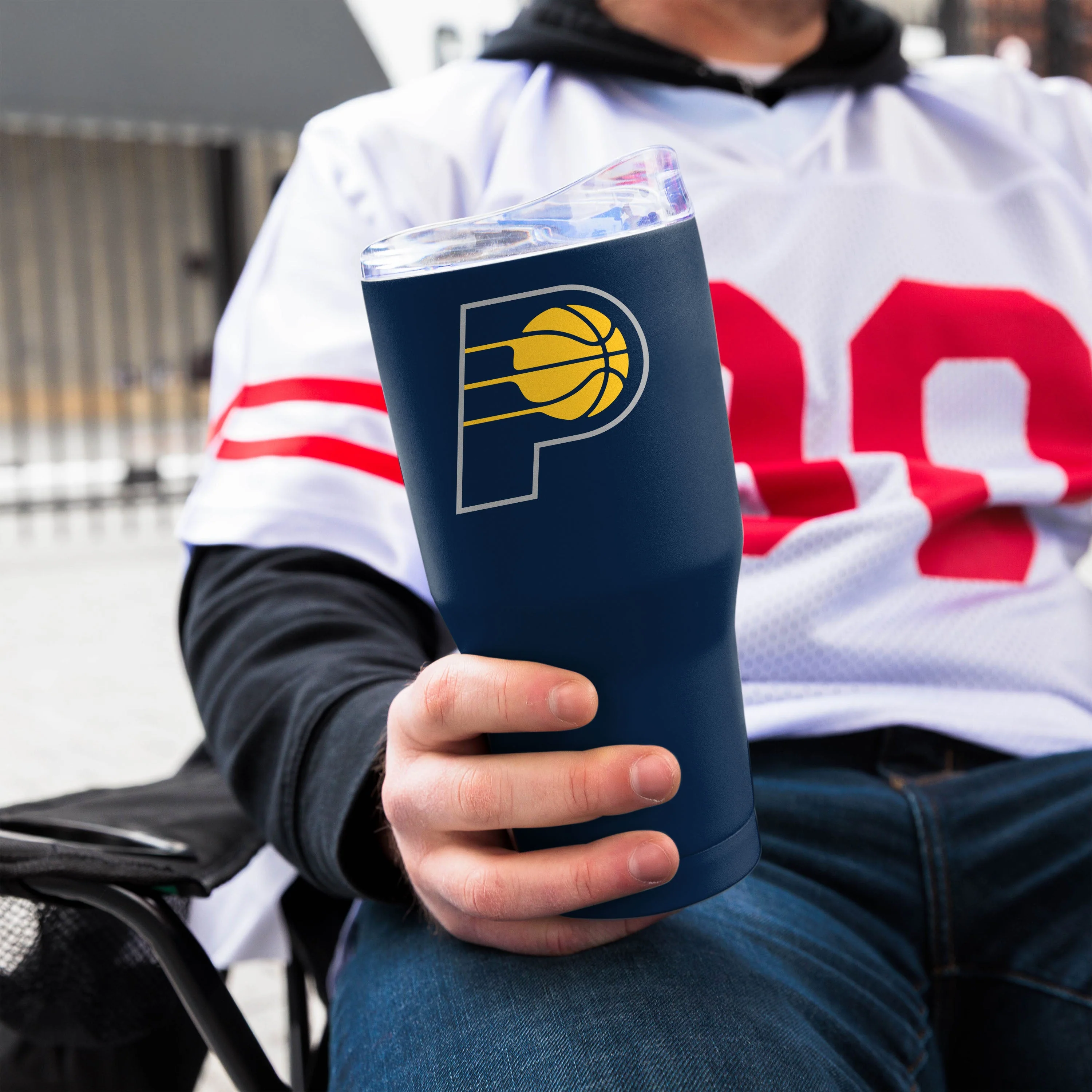 Indiana Pacers 30oz Flipside Powder Coat Tumbler - Image 4