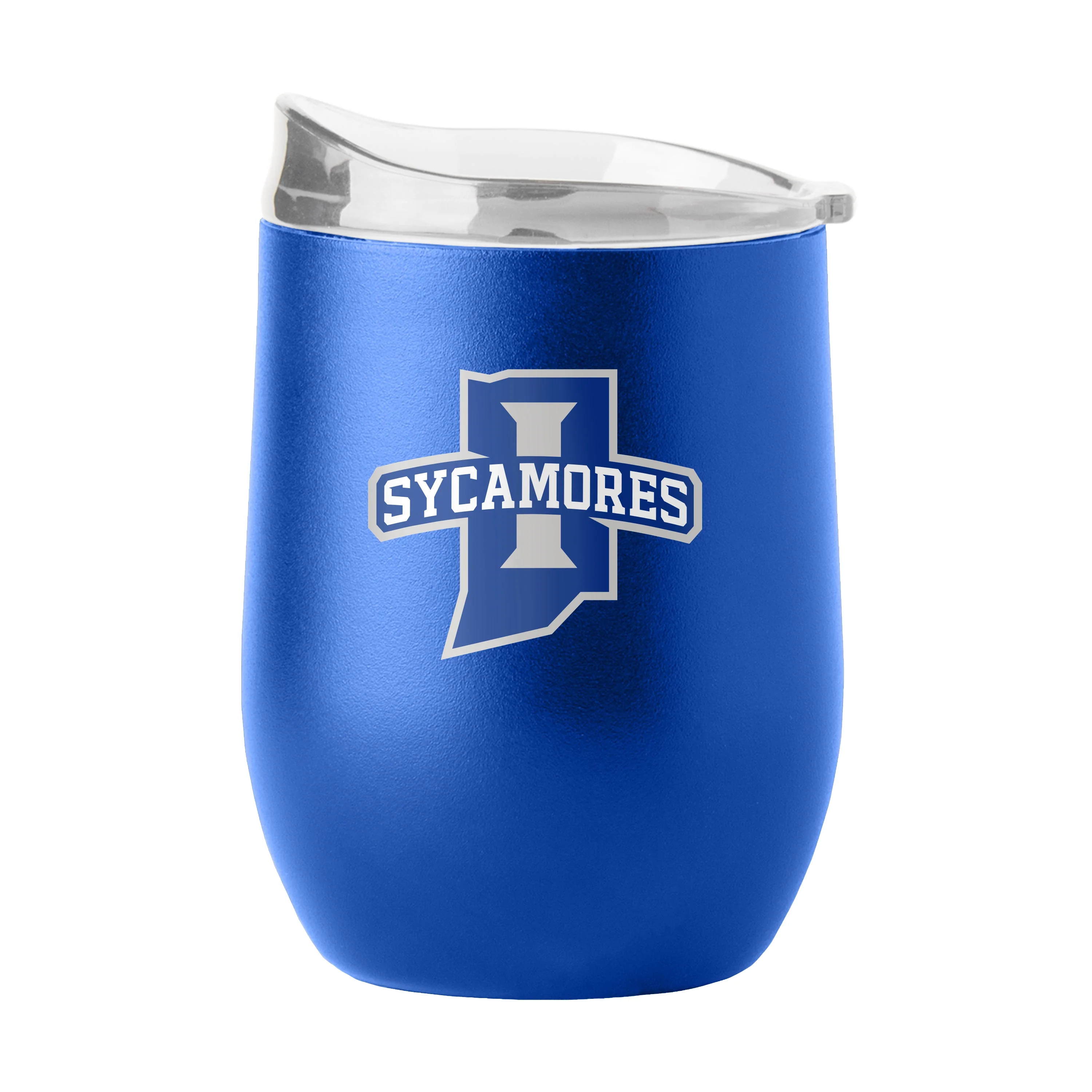 Indiana State 16oz Flipside Powder Coat Curved Bev