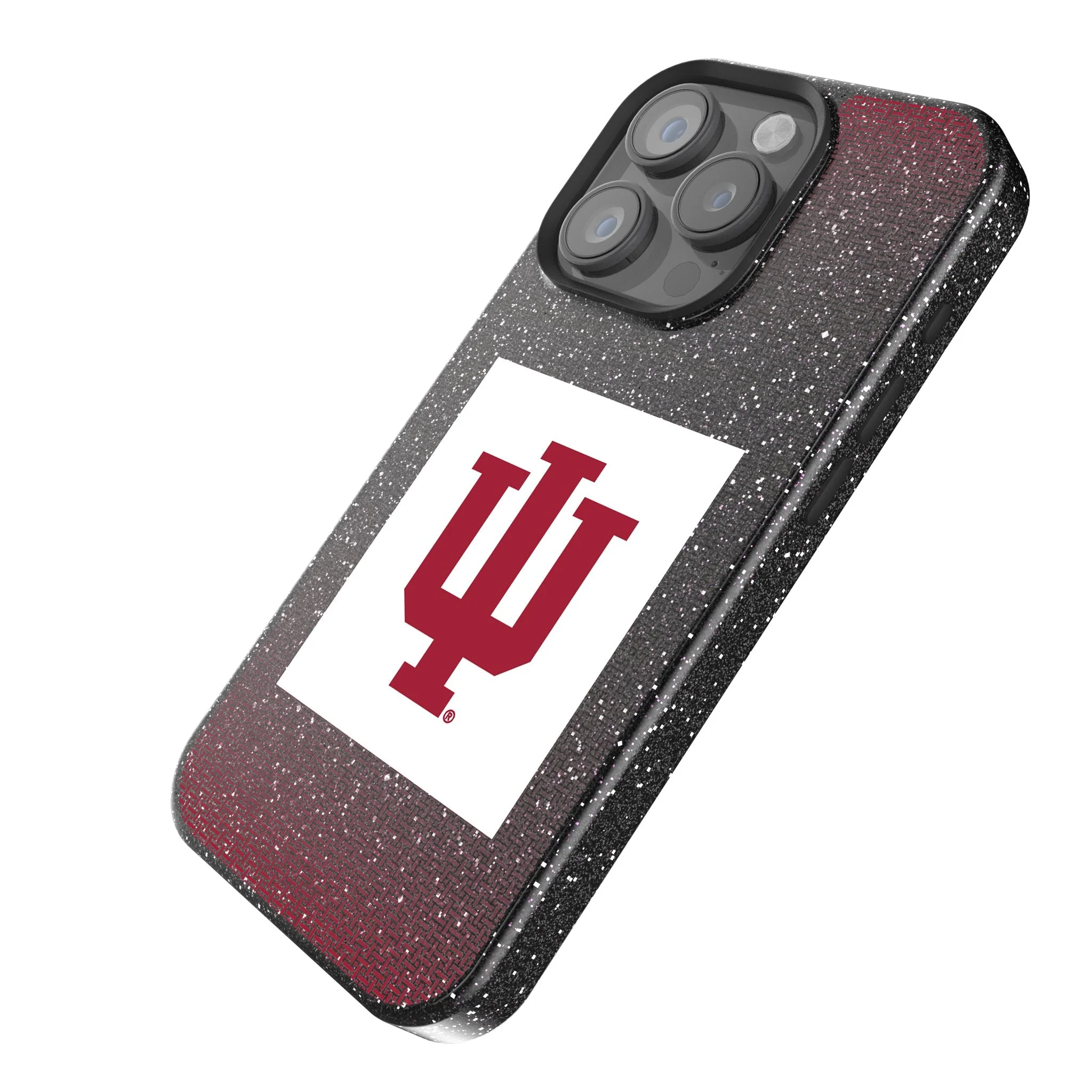 Indiana University Hoosiers Linen Bling Phone Case for Apple iPhone - Image 2